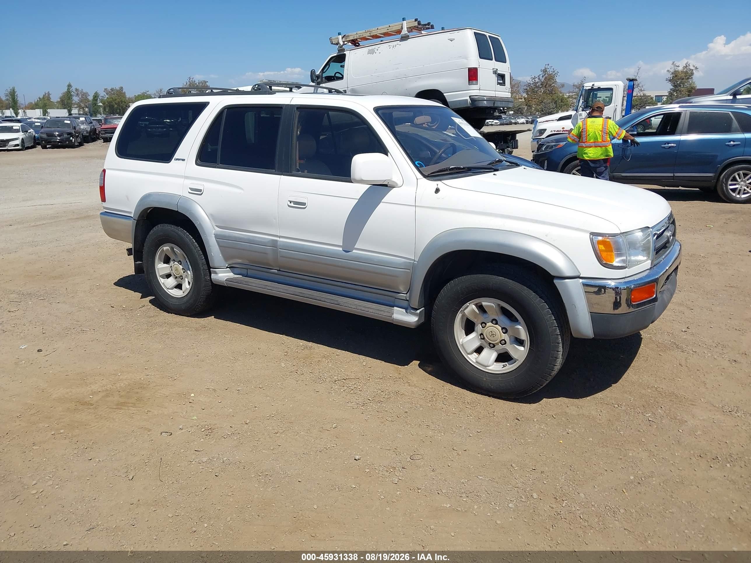 1997 Toyota 4runner Sr5 V6 Limited White vin: JT3GN87RXV0054212