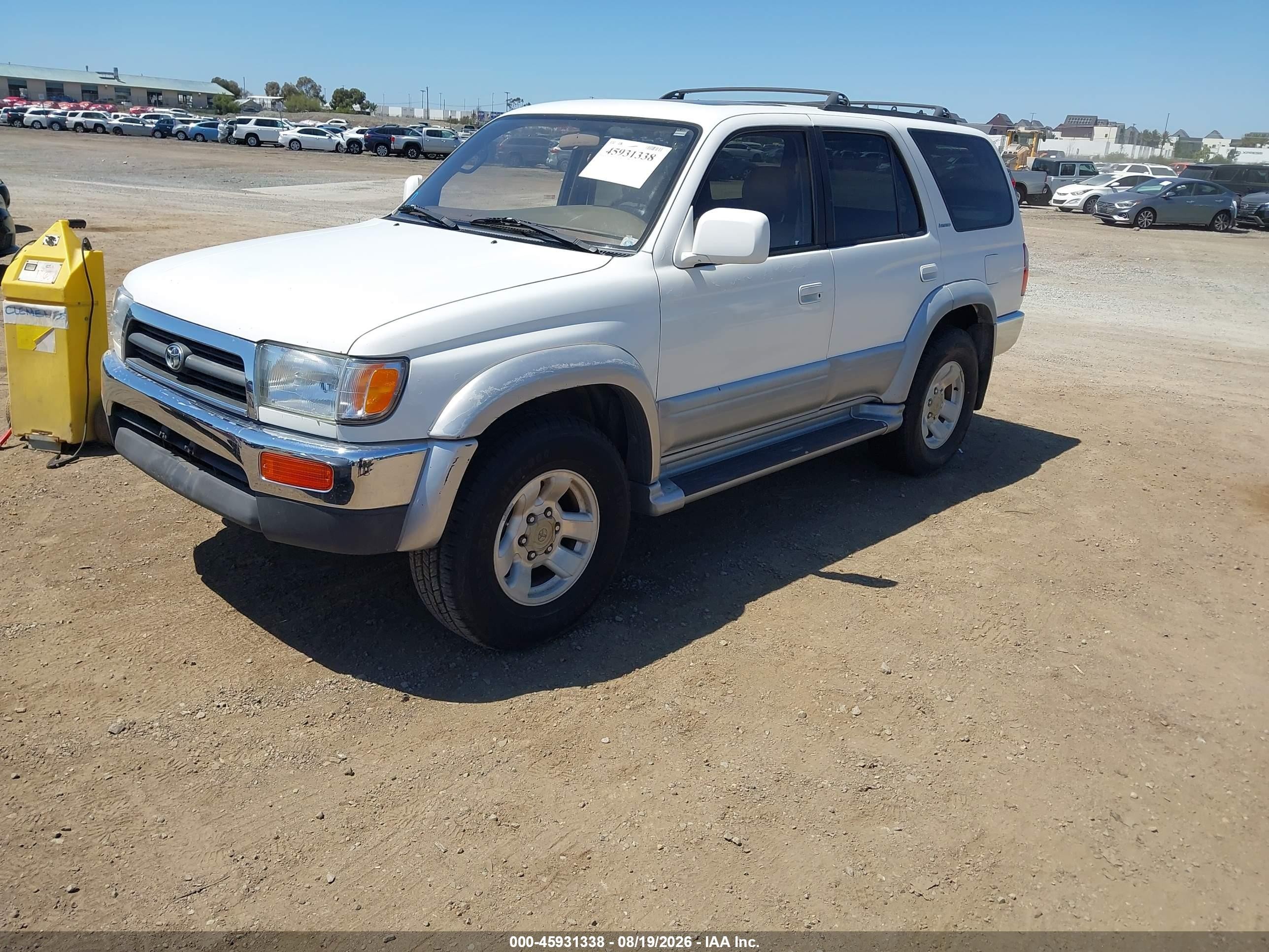 1997 Toyota 4runner Sr5 V6 Limited White vin: JT3GN87RXV0054212
