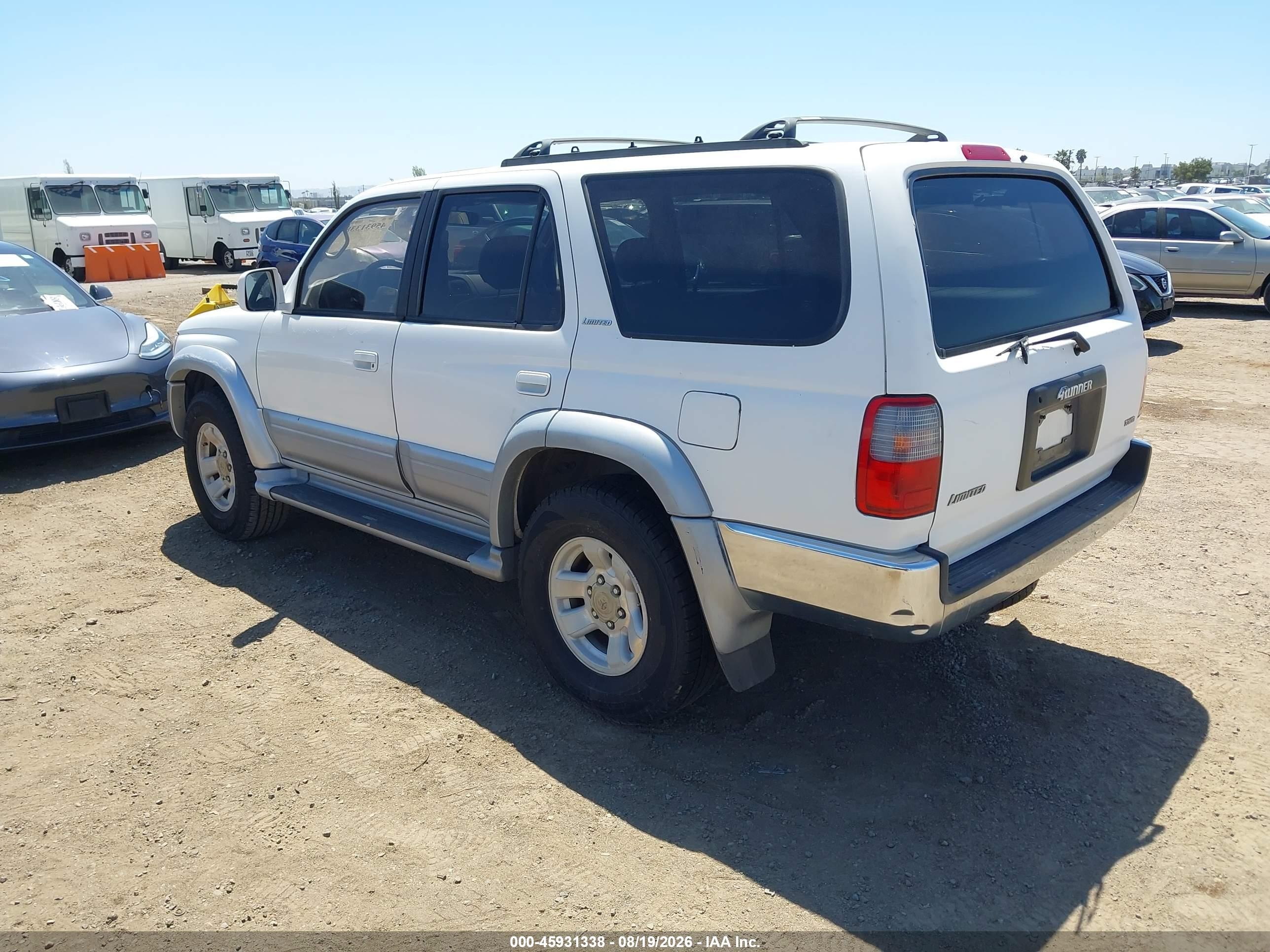 1997 Toyota 4runner Sr5 V6 Limited White vin: JT3GN87RXV0054212