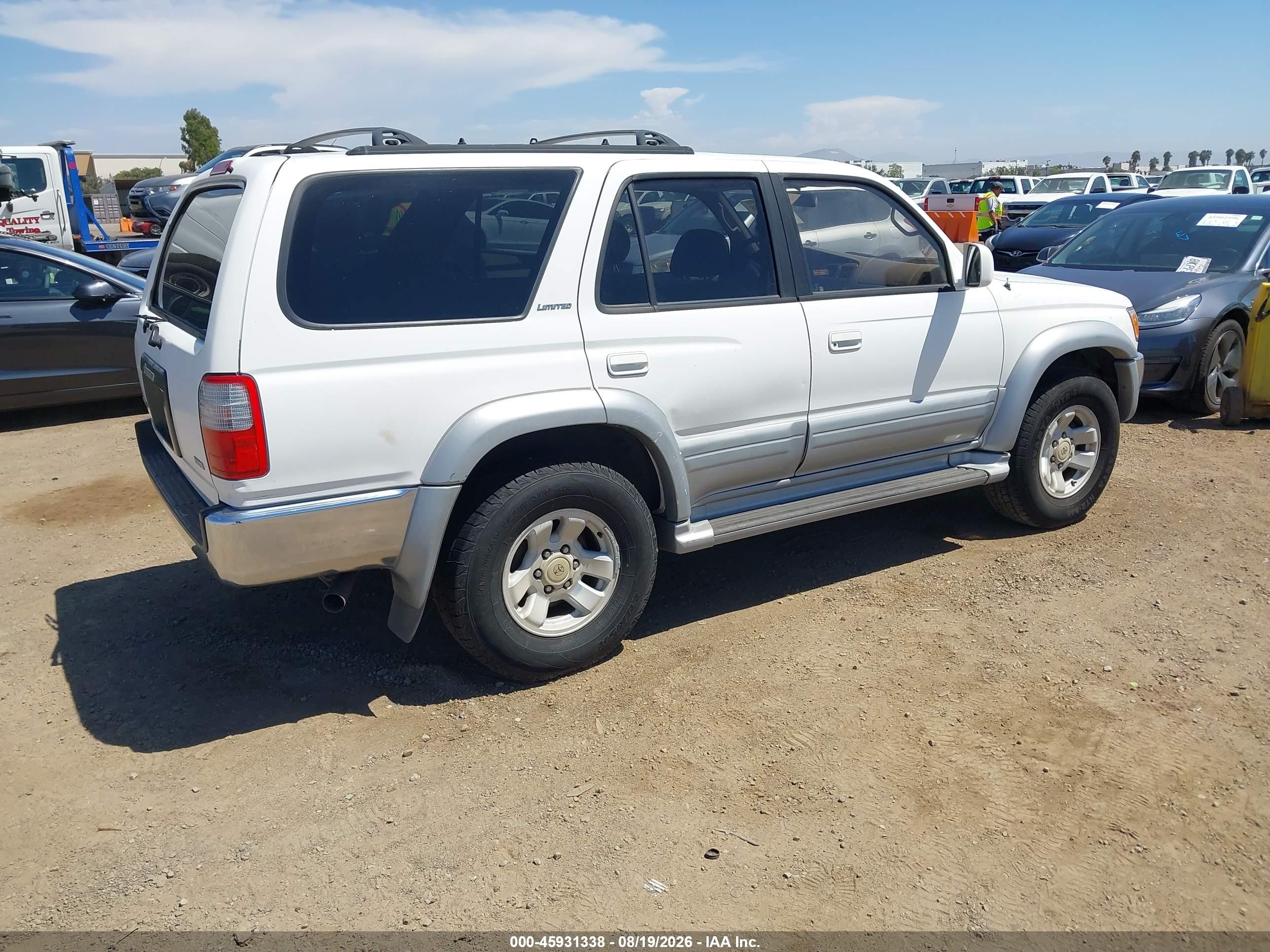 1997 Toyota 4runner Sr5 V6 Limited White vin: JT3GN87RXV0054212