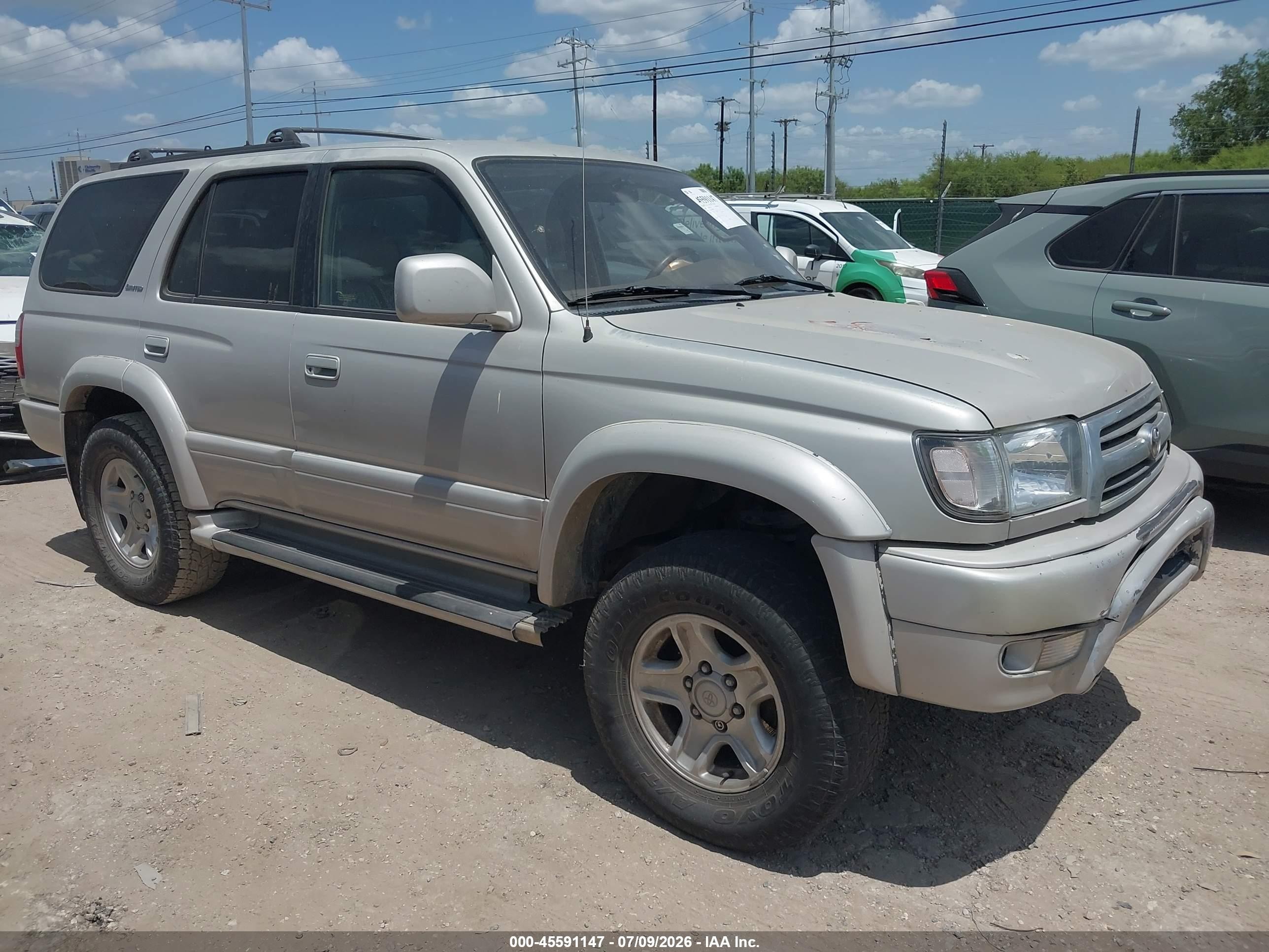 2000 Toyota 4runner Limited V6 Silver vin: JT3GN87RXY0139507