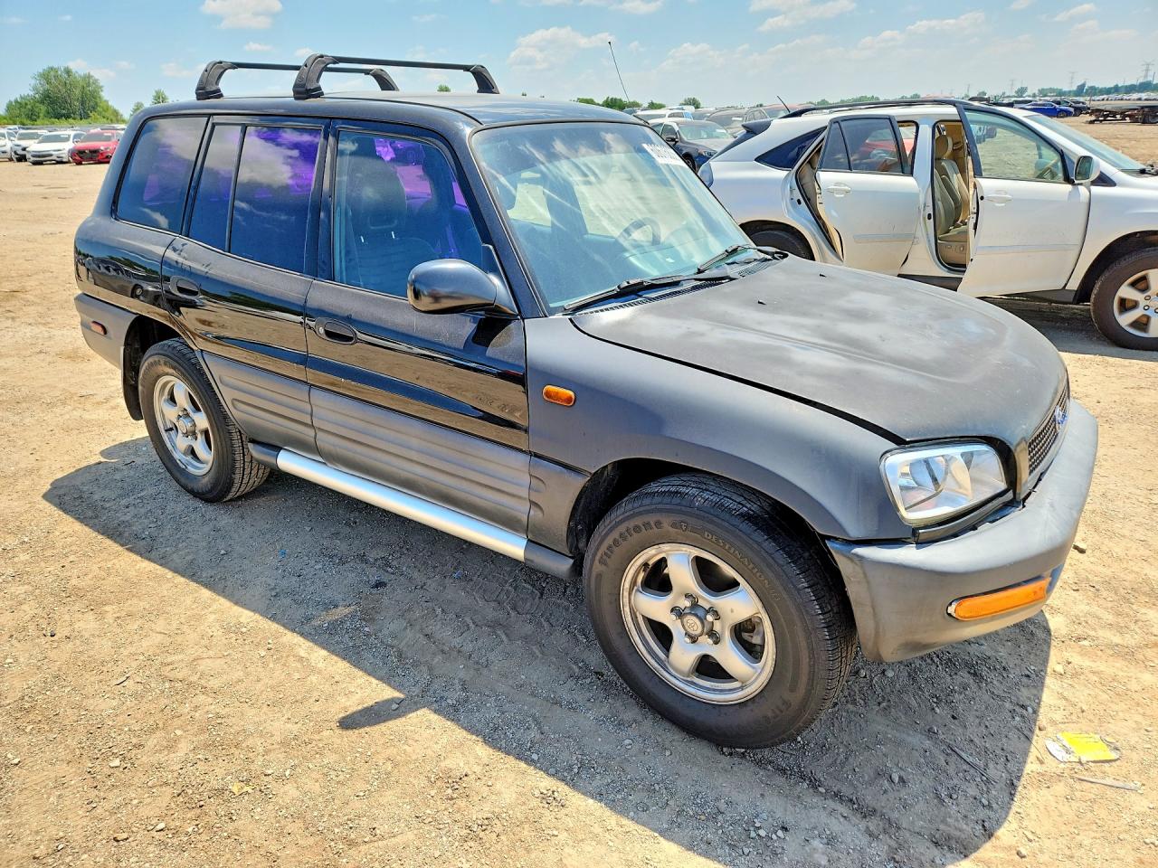 1997 Toyota Rav4 Base Black vin: JT3GP10V0V0013449