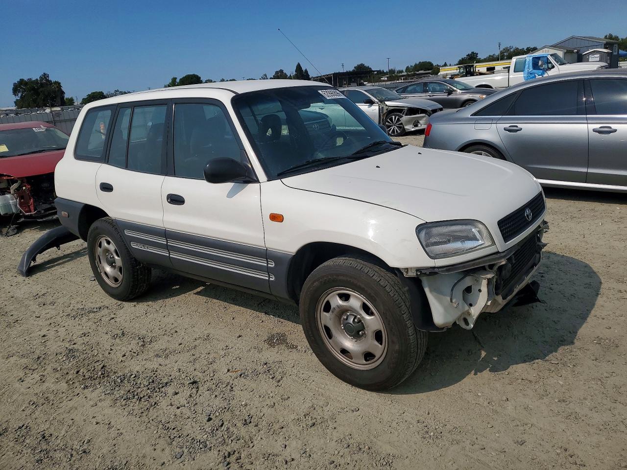 1997 Toyota Rav4 Base White vin: JT3GP10V0V7020974