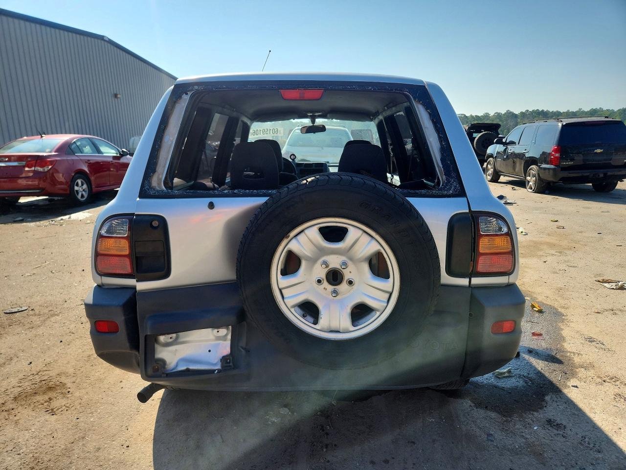 1998 Toyota Rav4 Silver vin: JT3GP10V0W0032102