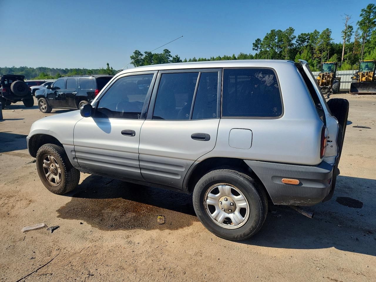 1998 Toyota Rav4 Silver vin: JT3GP10V0W0032102