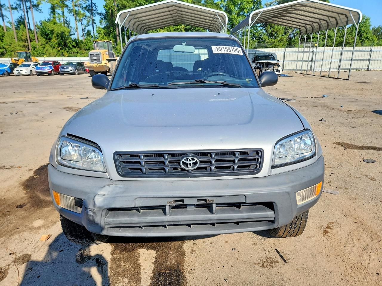 1998 Toyota Rav4 Silver vin: JT3GP10V0W0032102