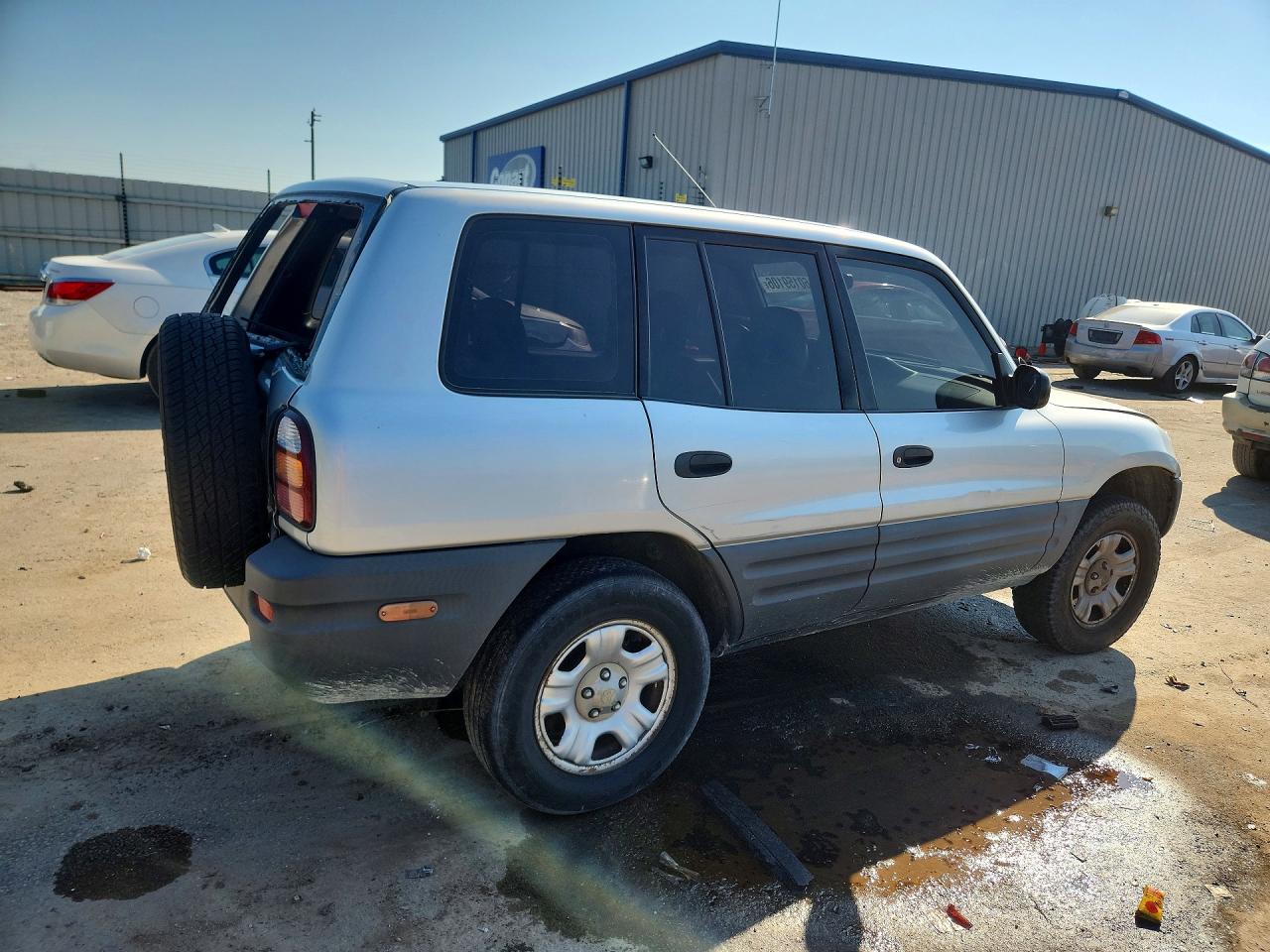 1998 Toyota Rav4 Silver vin: JT3GP10V0W0032102