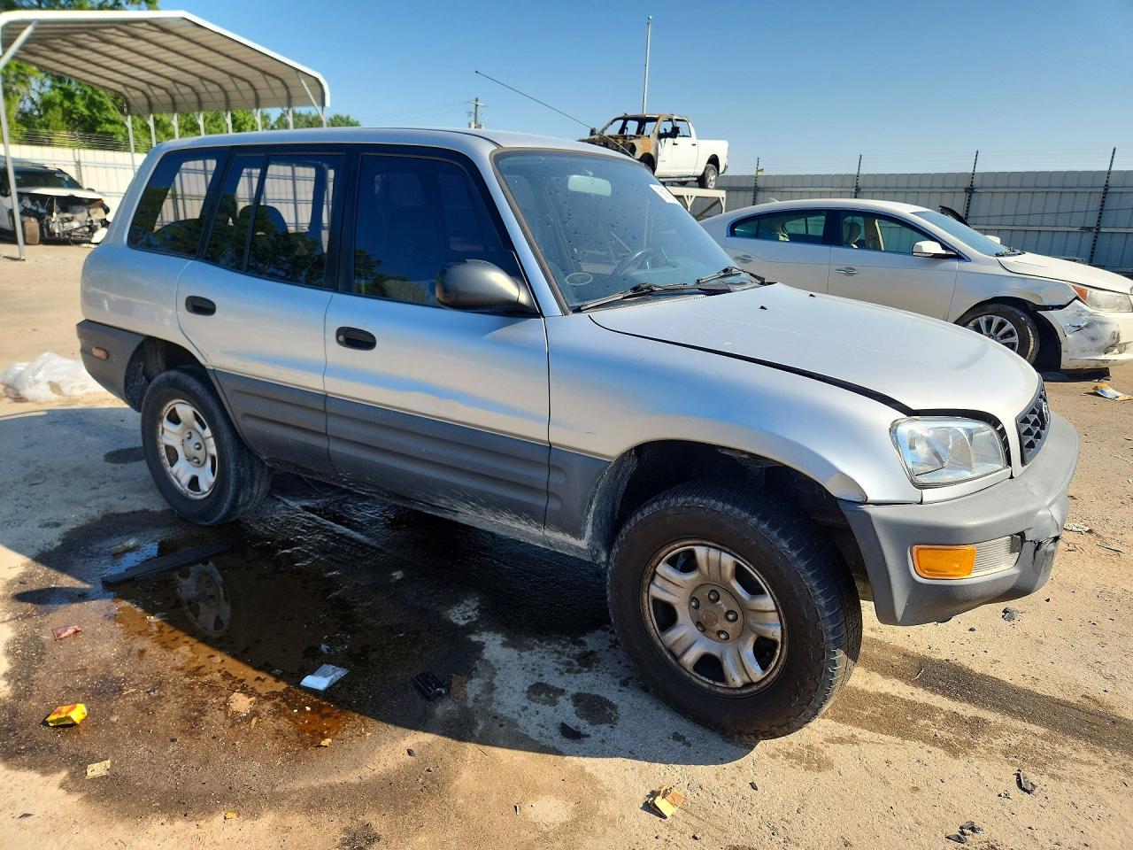 1998 Toyota Rav4 Silver vin: JT3GP10V0W0032102