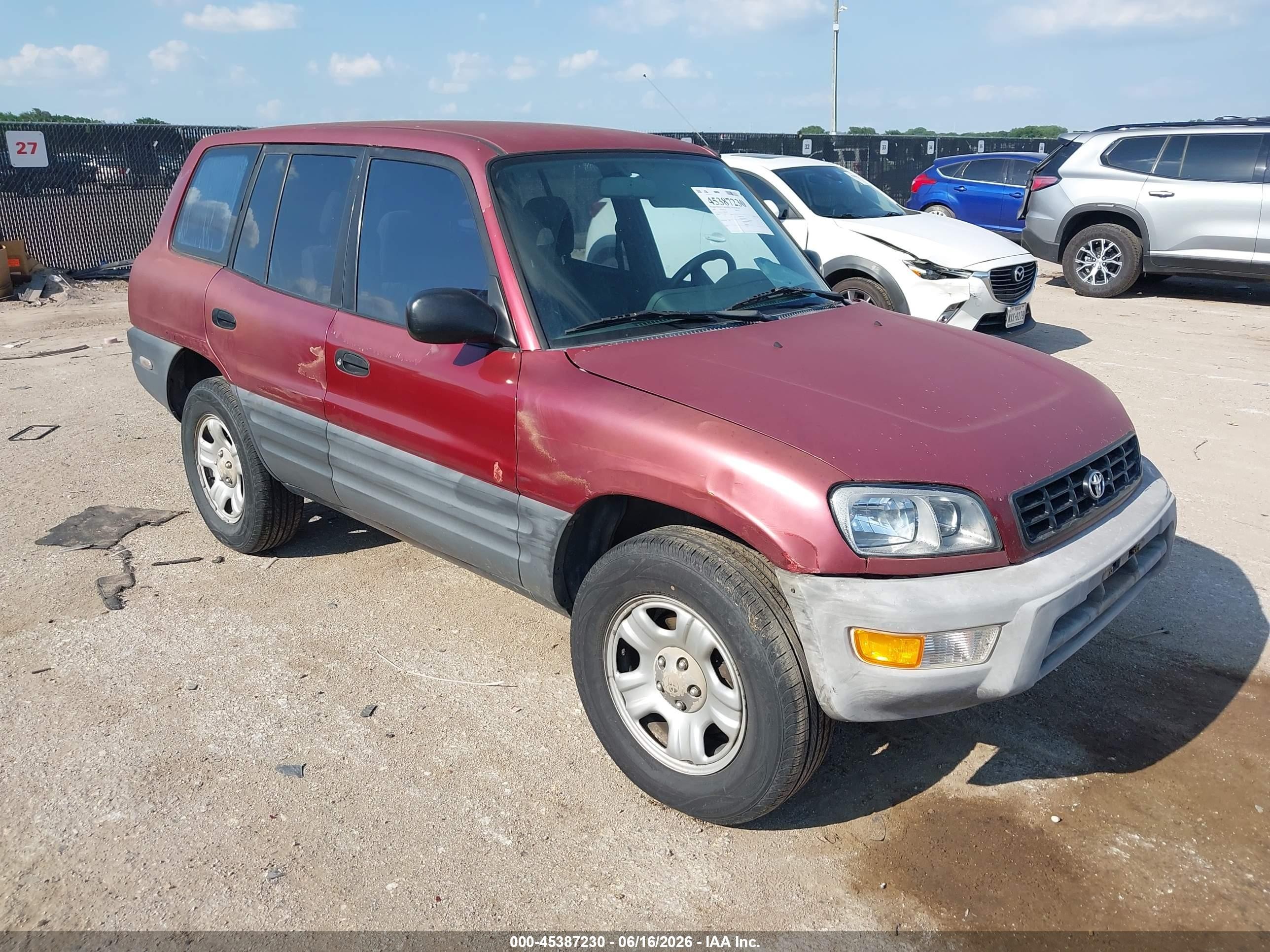 1999 Toyota Rav4   Red vin: JT3GP10V0X7042251