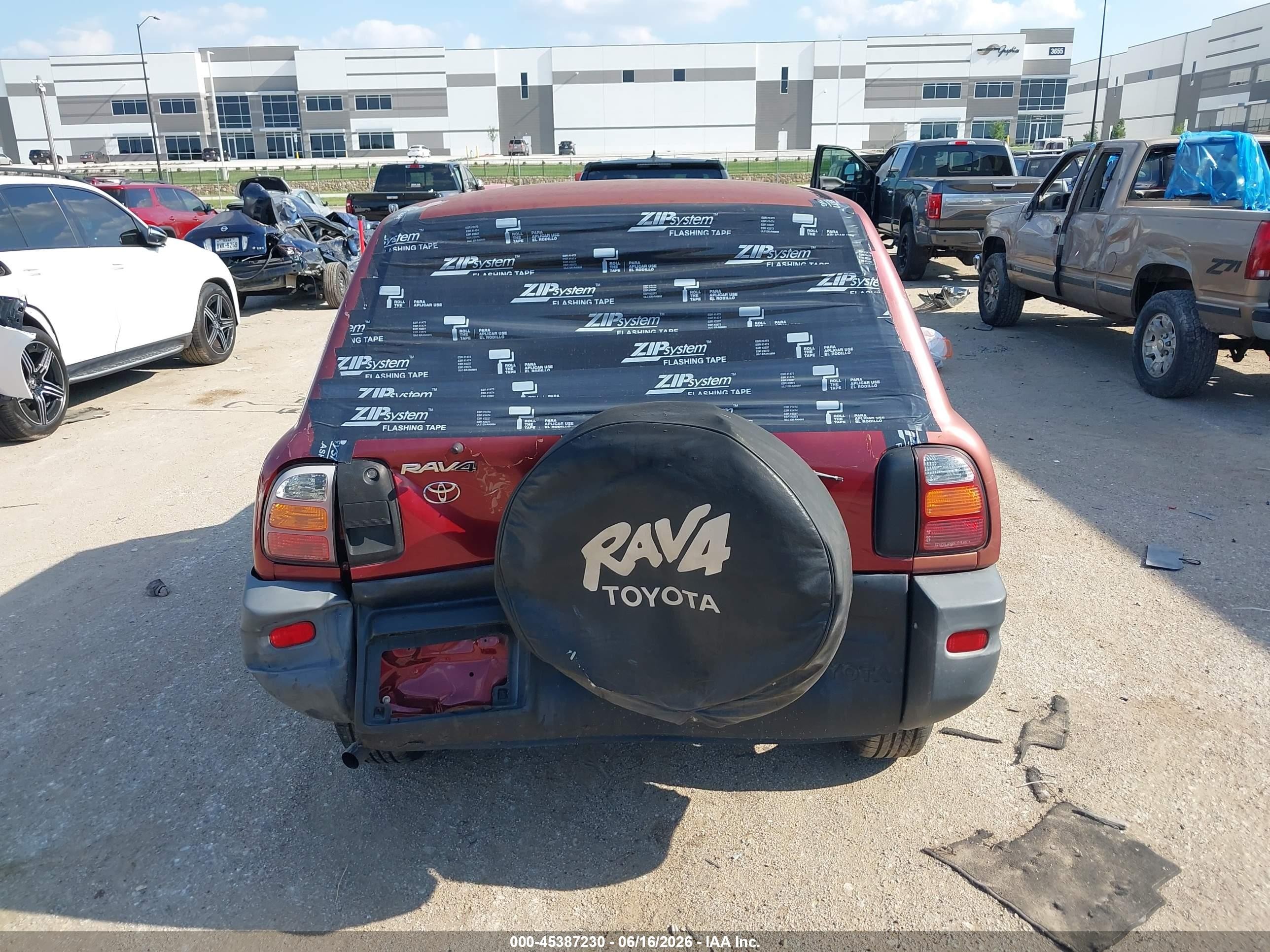 1999 Toyota Rav4   Red vin: JT3GP10V0X7042251