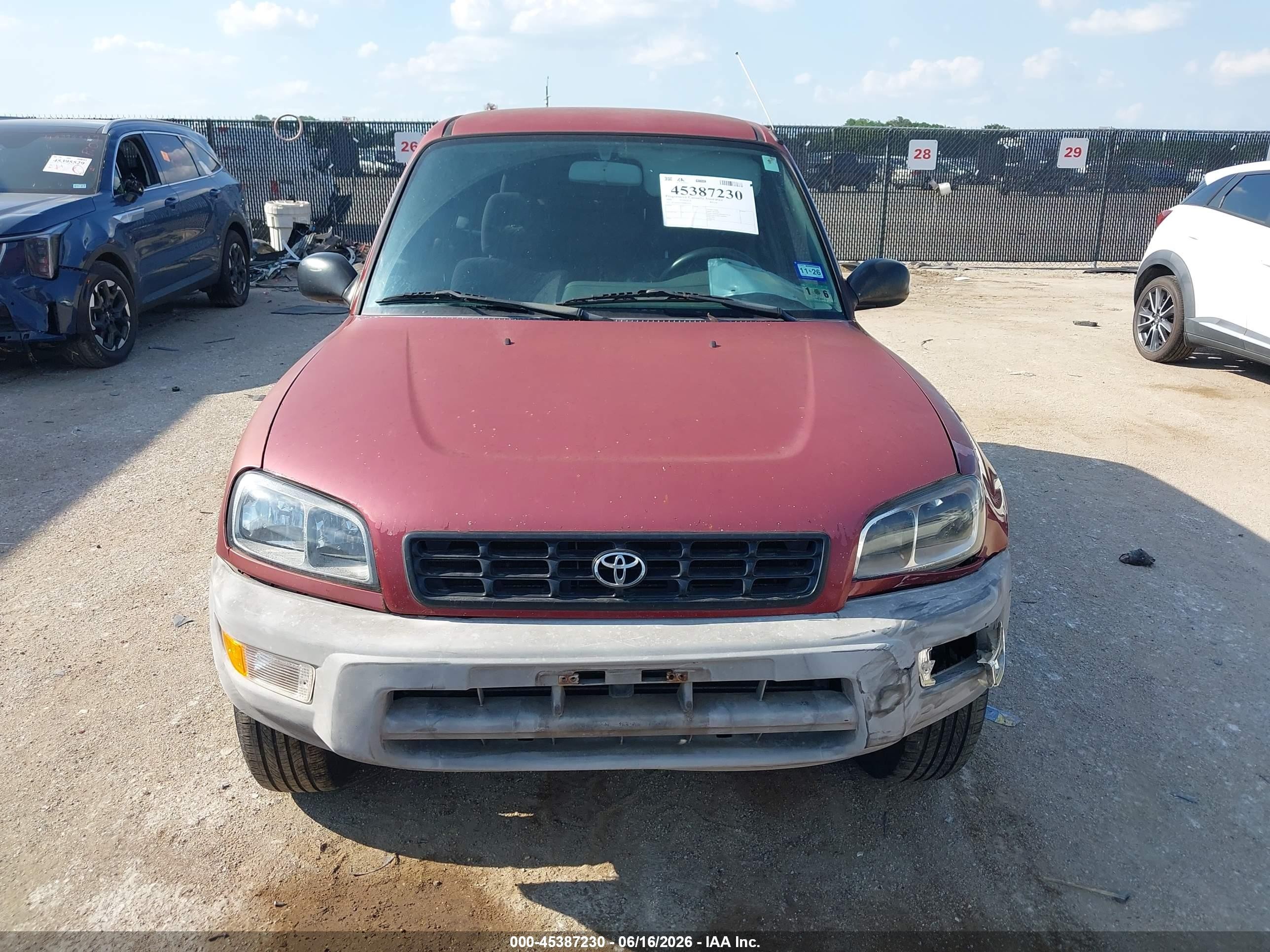 1999 Toyota Rav4   Red vin: JT3GP10V0X7042251