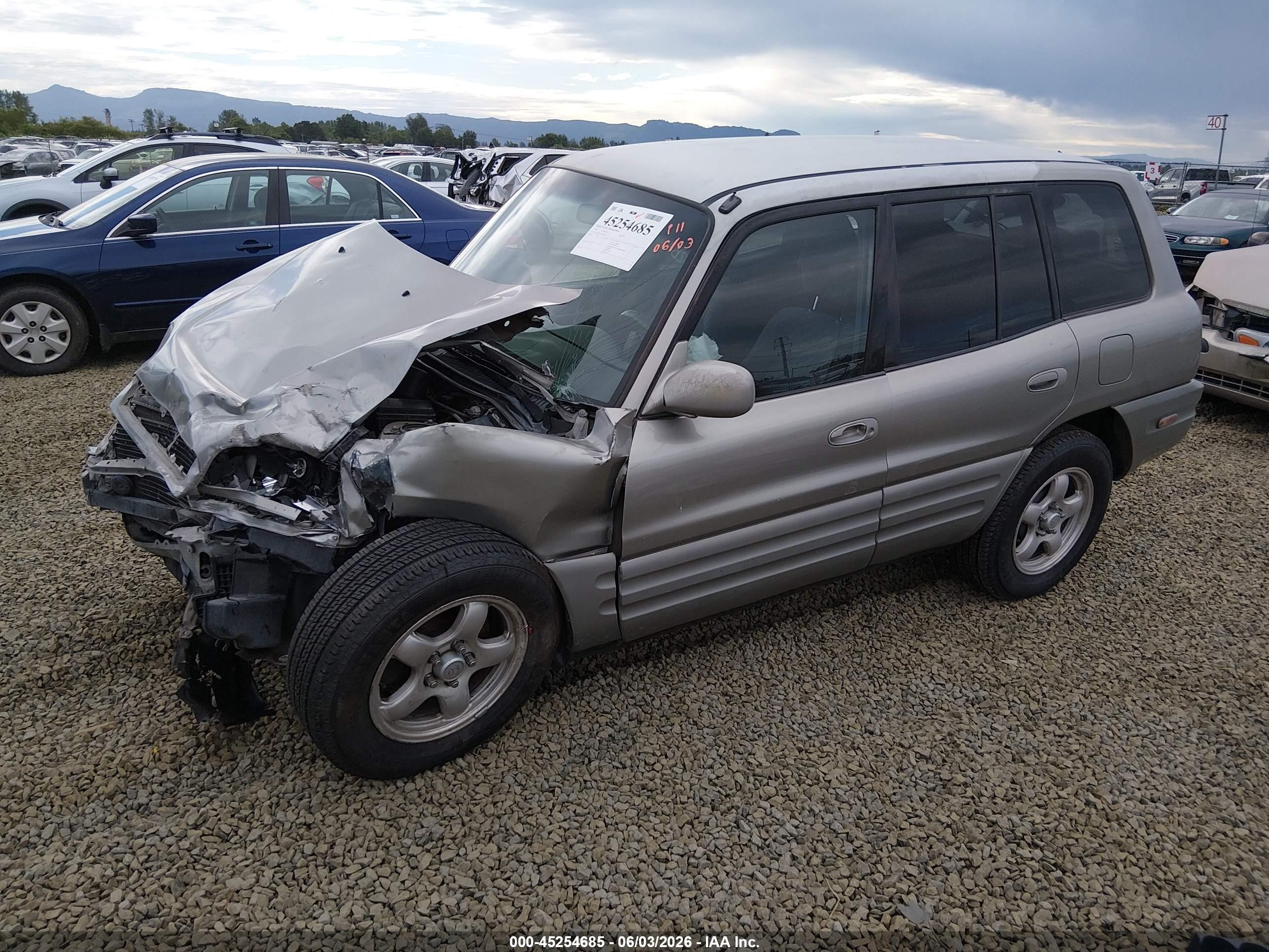 1999 Toyota Rav4   Gray vin: JT3GP10V0X7046865