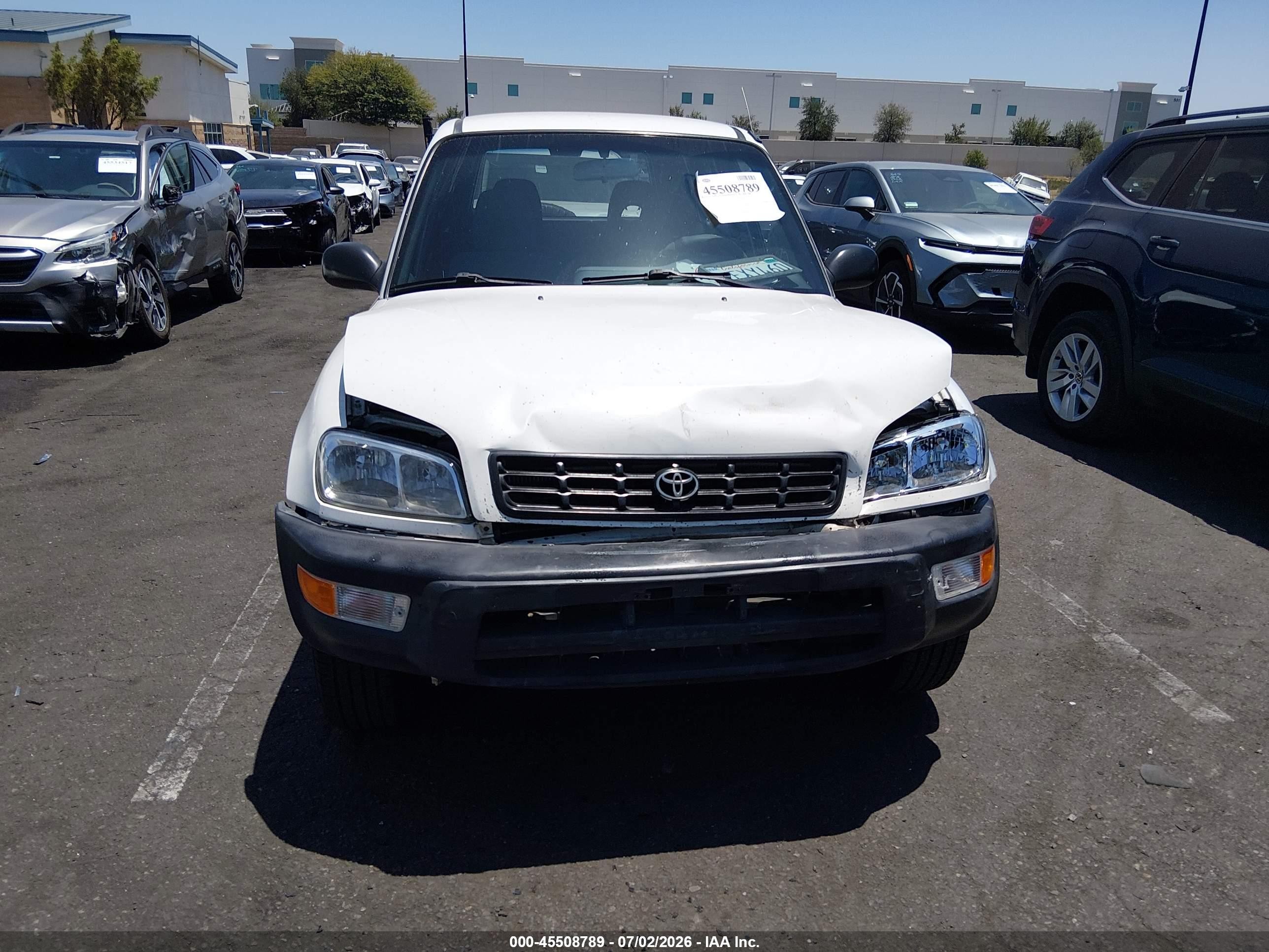 1999 Toyota Rav4   White vin: JT3GP10V2X7055230