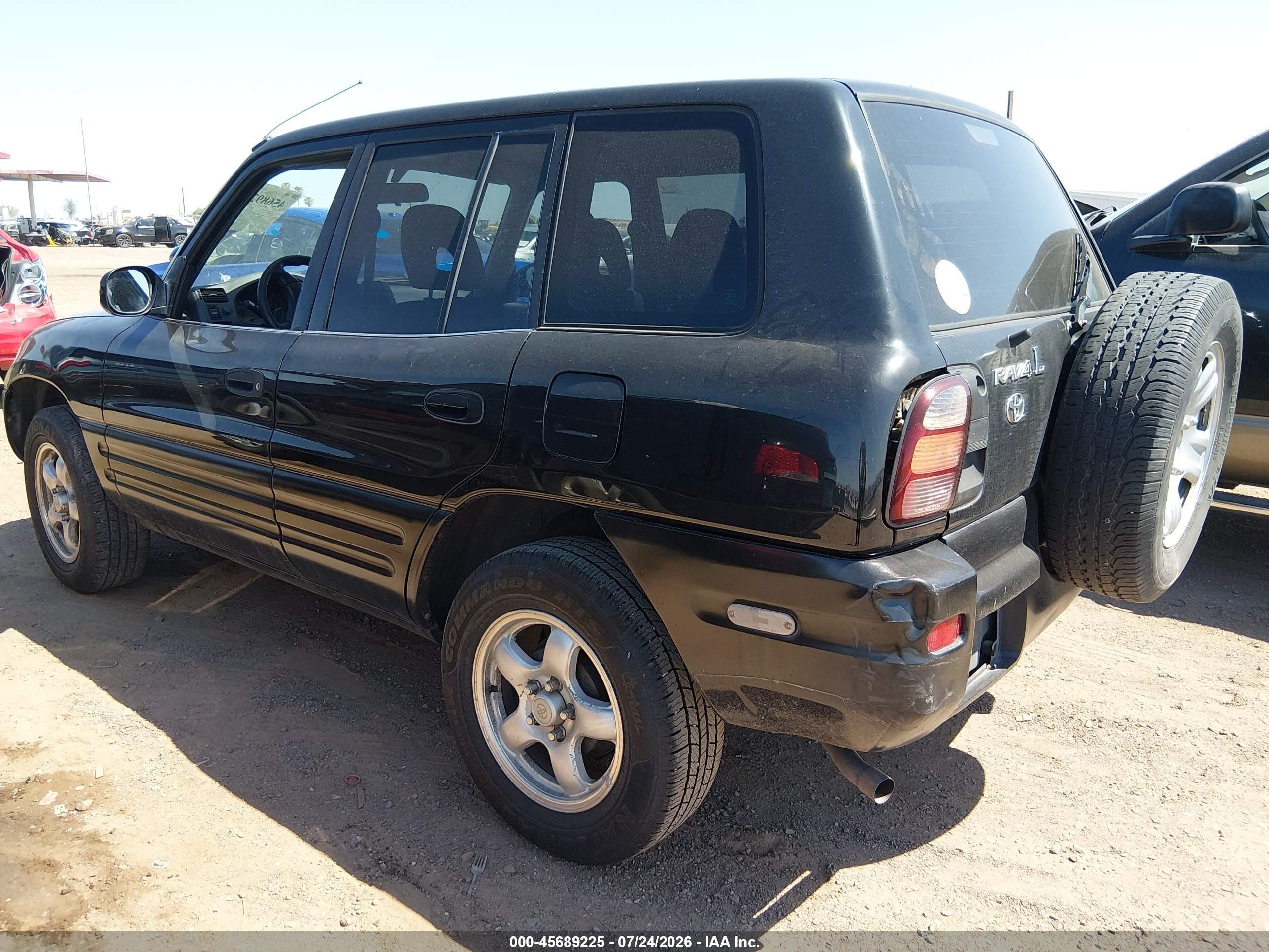 1999 Toyota Rav4   Black vin: JT3GP10V2X7056362