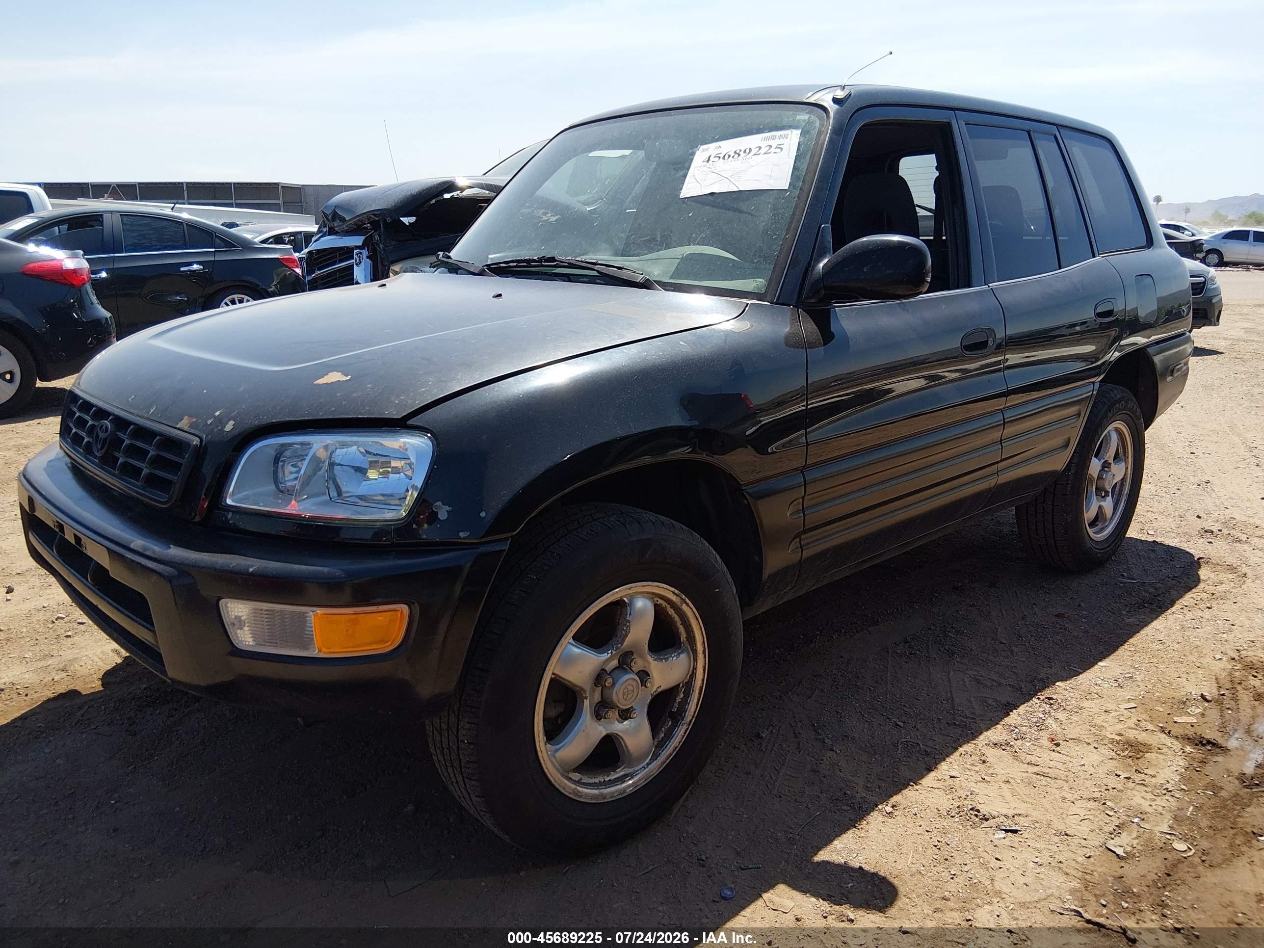 1999 Toyota Rav4   Black vin: JT3GP10V2X7056362