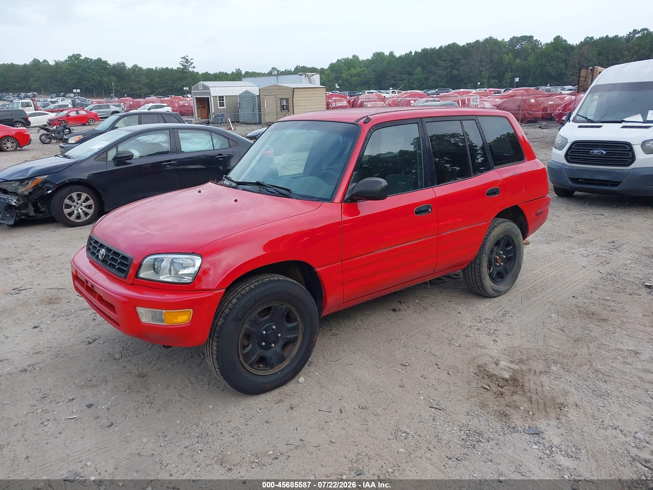 2000 Toyota Rav4   Red vin: JT3GP10V2Y0043427