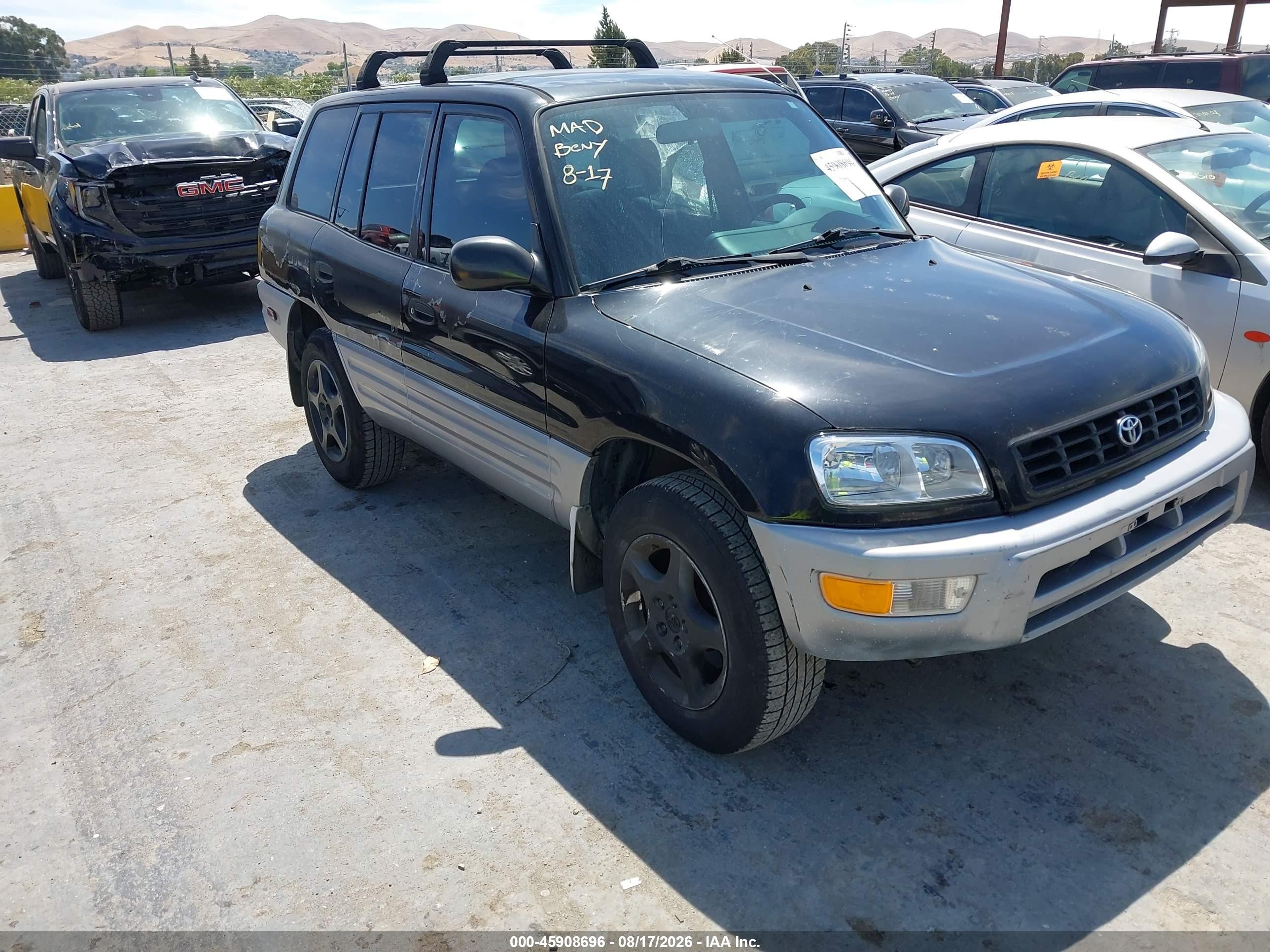 2000 Toyota Rav4   Black vin: JT3GP10V2Y0050376
