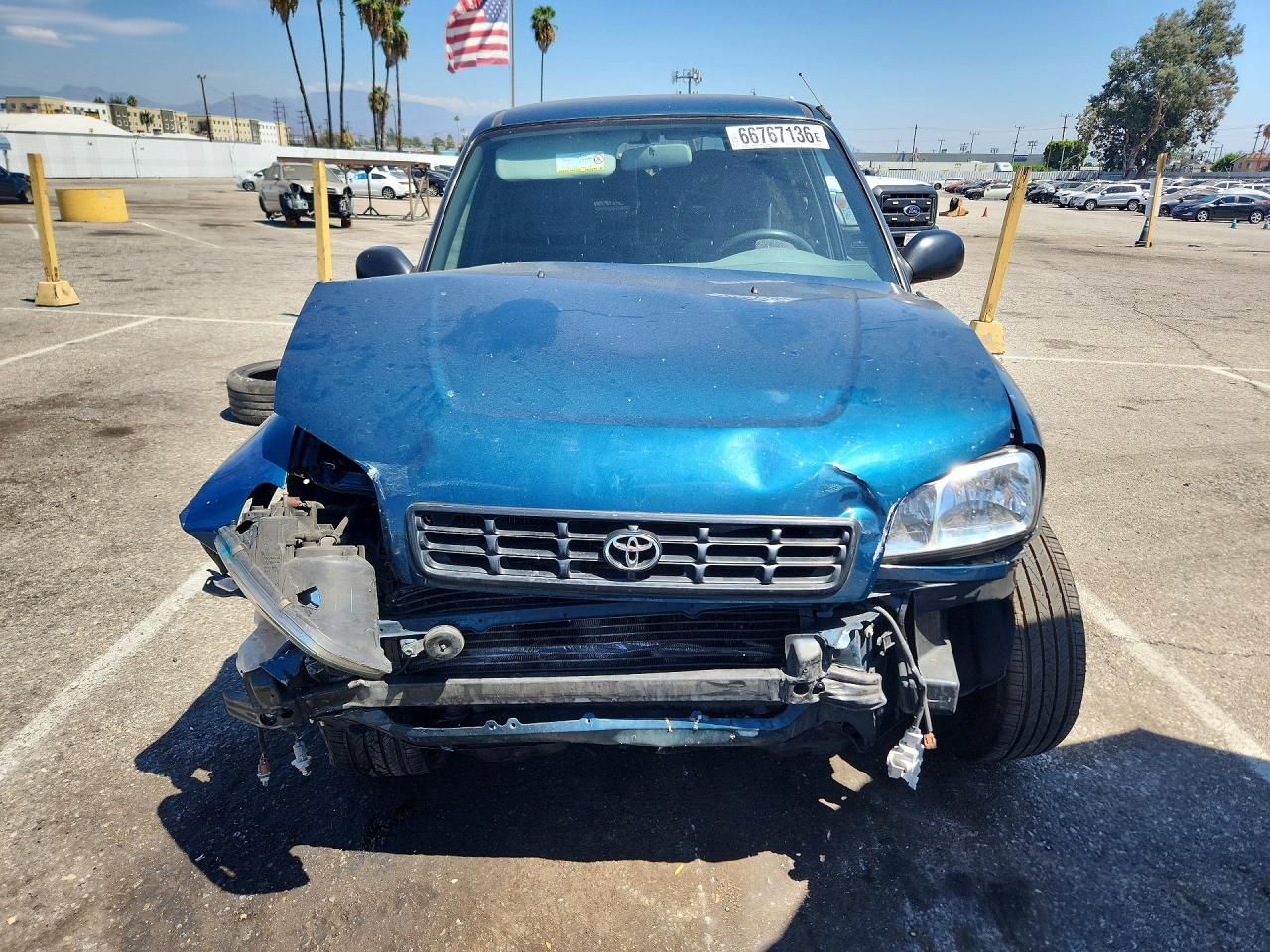 2000 Toyota Rav4 Base Teal vin: JT3GP10V2Y7069971