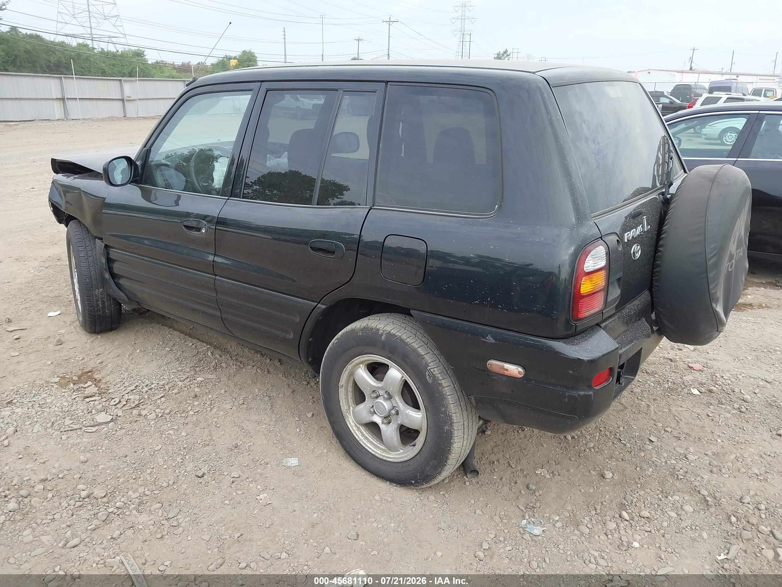 2000 Toyota Rav4   Black vin: JT3GP10V2Y7074412