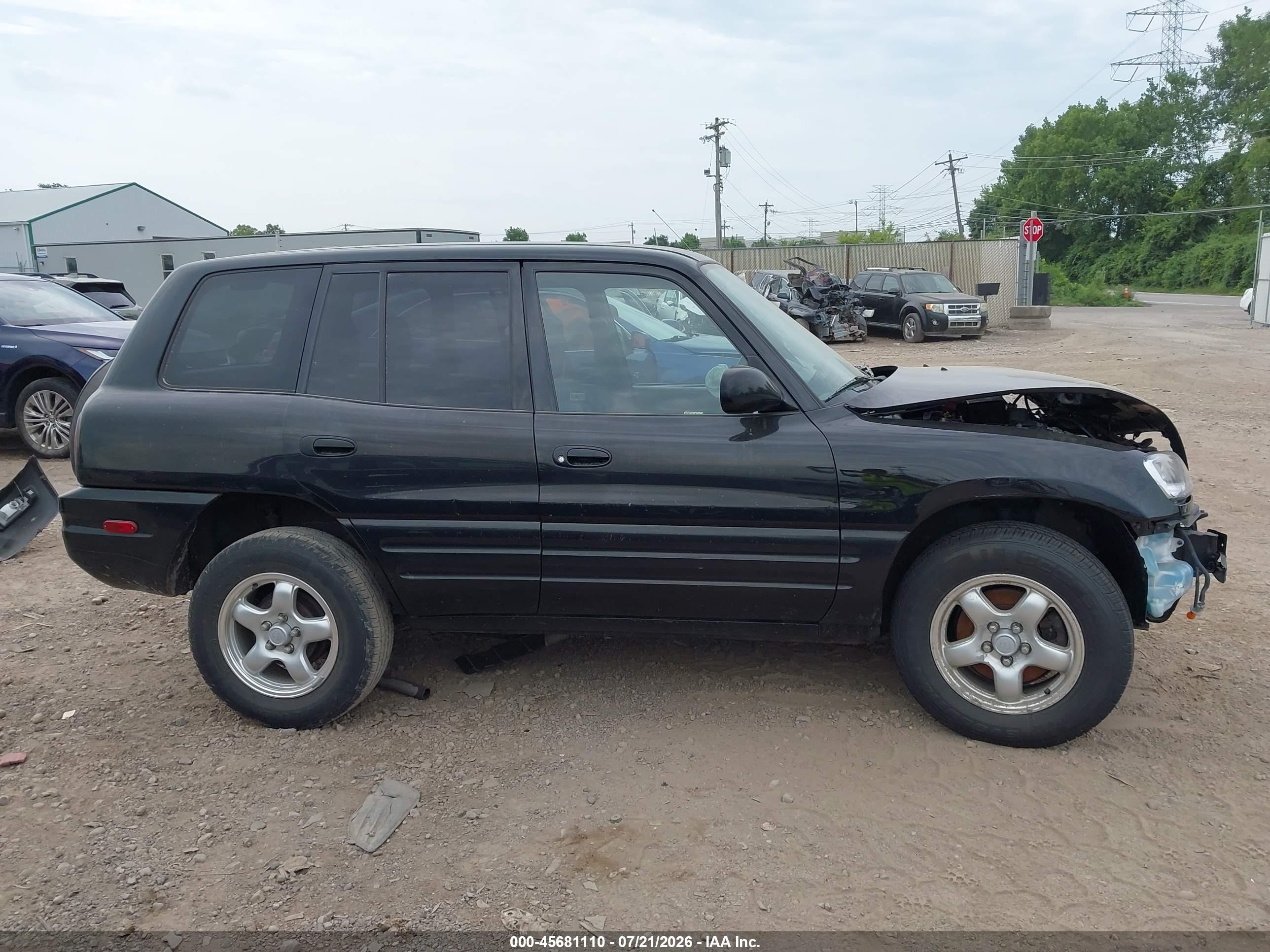 2000 Toyota Rav4   Black vin: JT3GP10V2Y7074412