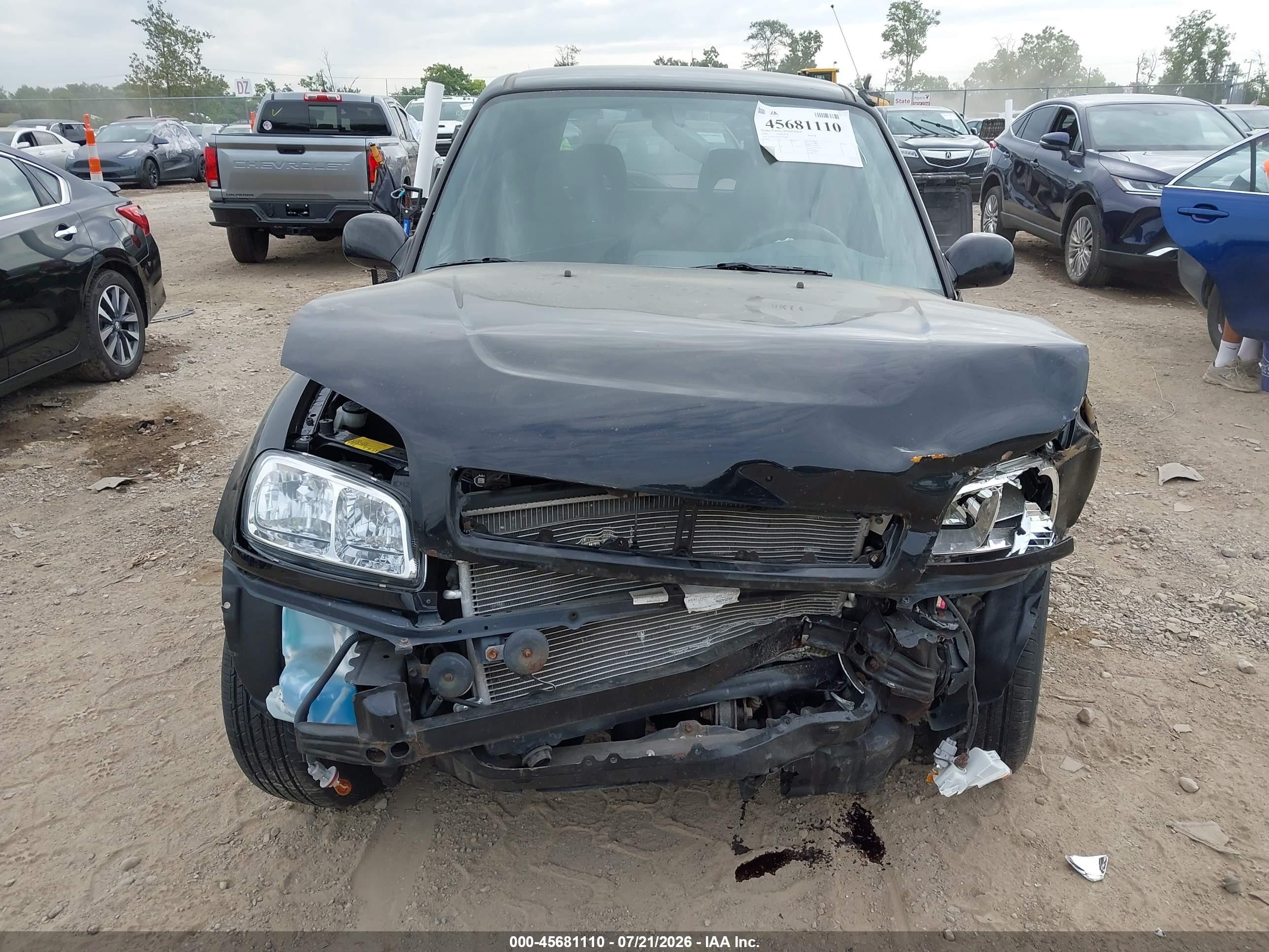 2000 Toyota Rav4   Black vin: JT3GP10V2Y7074412