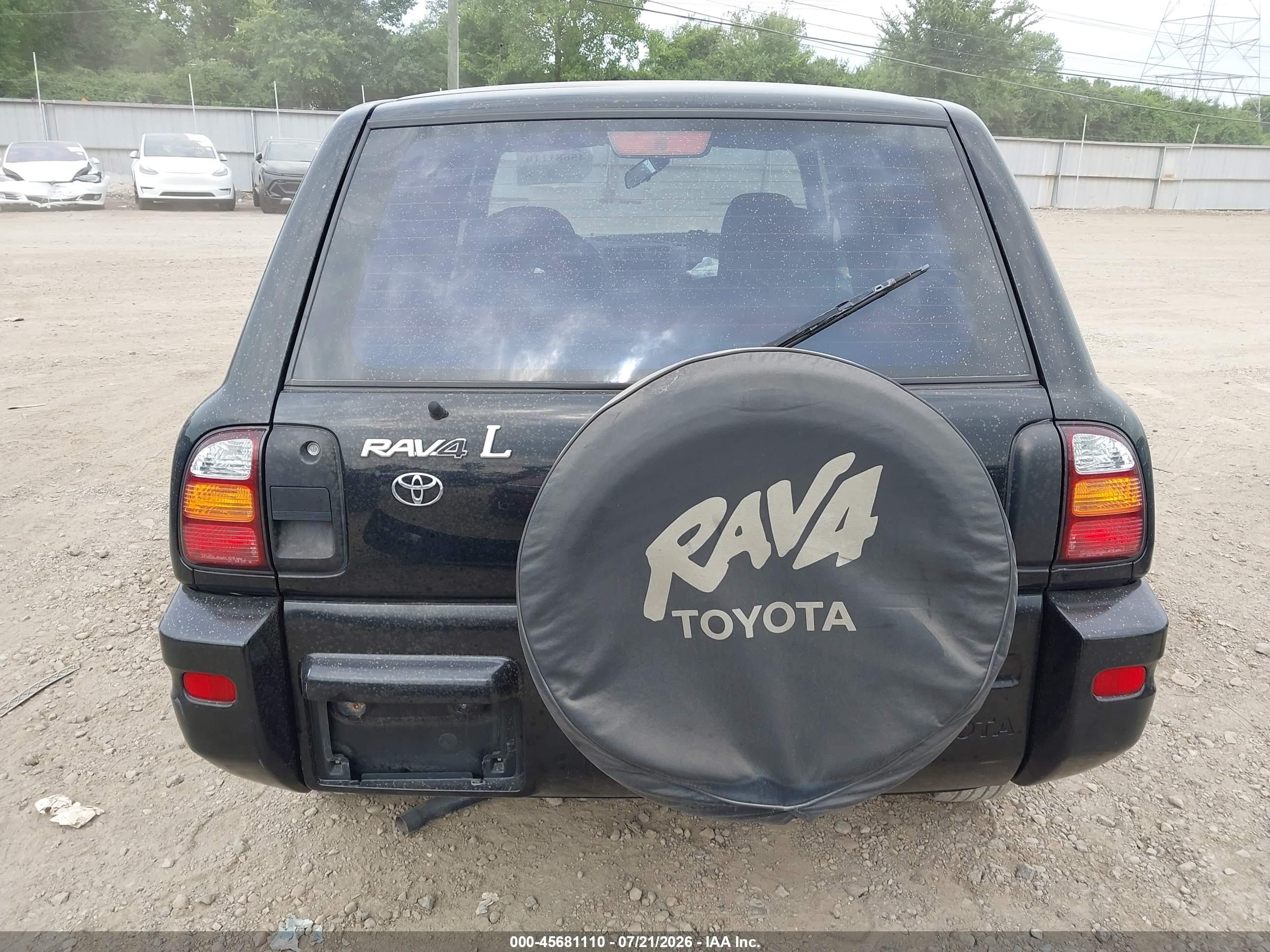 2000 Toyota Rav4   Black vin: JT3GP10V2Y7074412