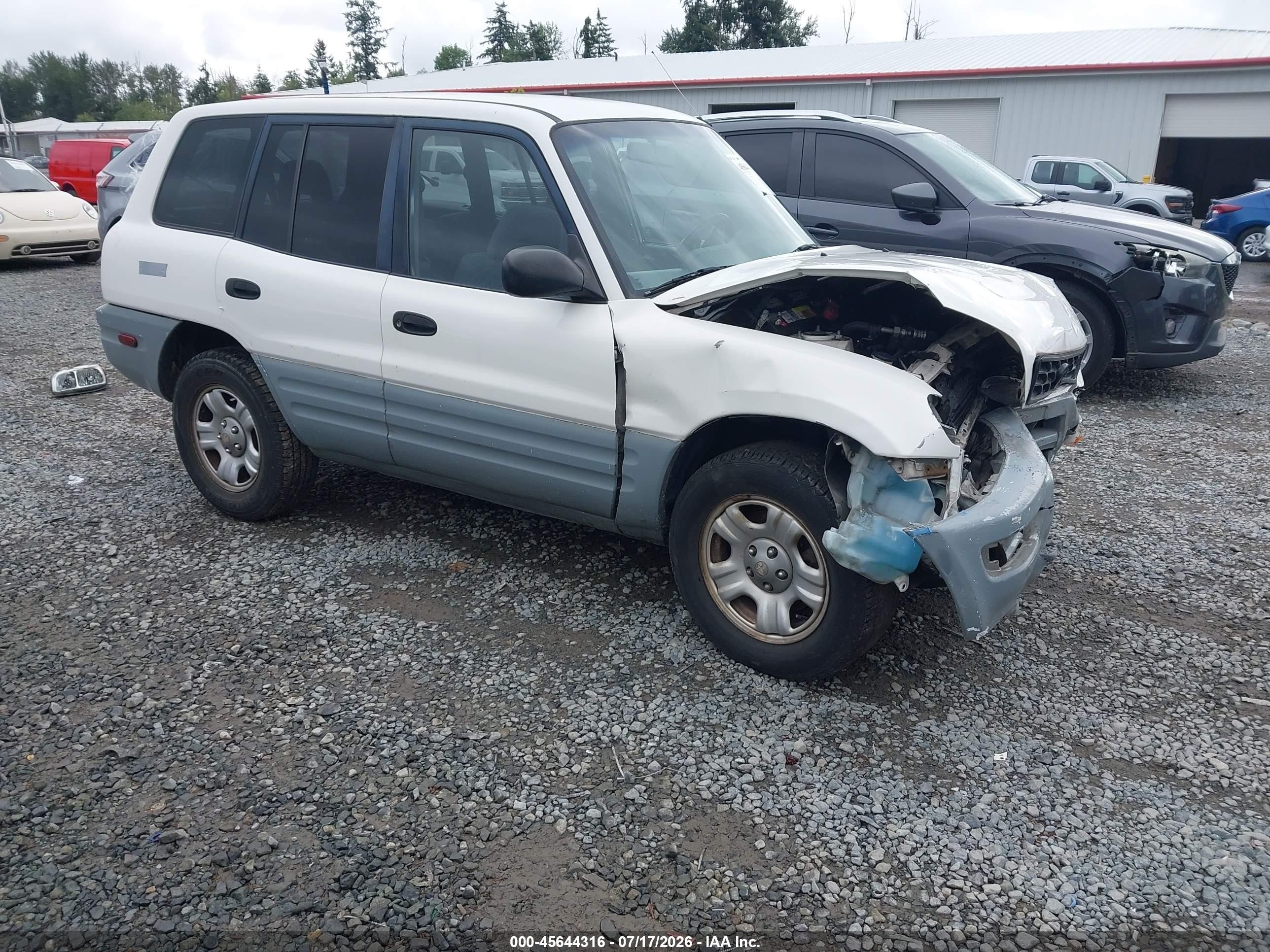 2000 Toyota Rav4   White vin: JT3GP10V2Y7077021