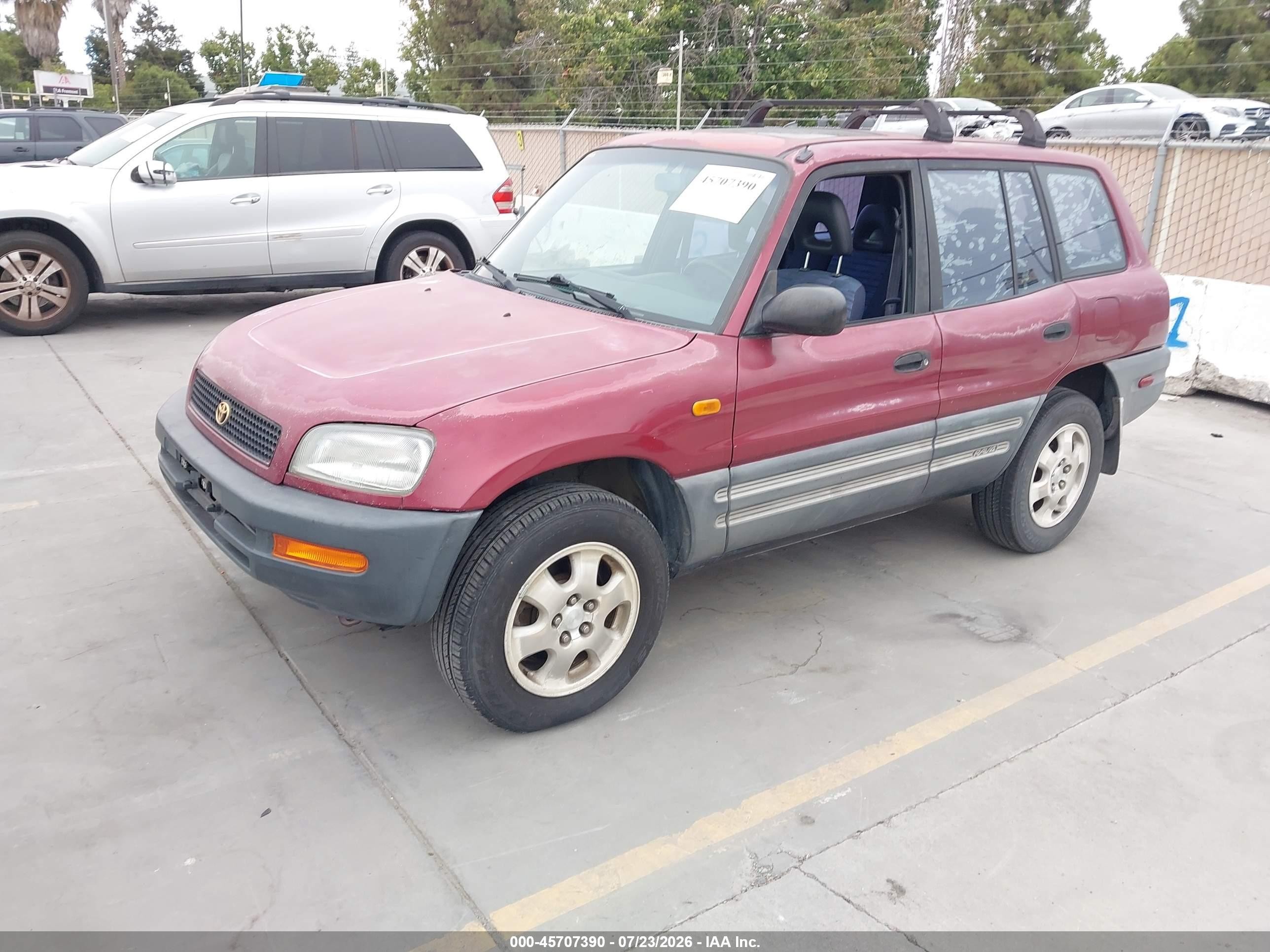 1997 Toyota Rav4   Burgundy vin: JT3GP10V3V7011380