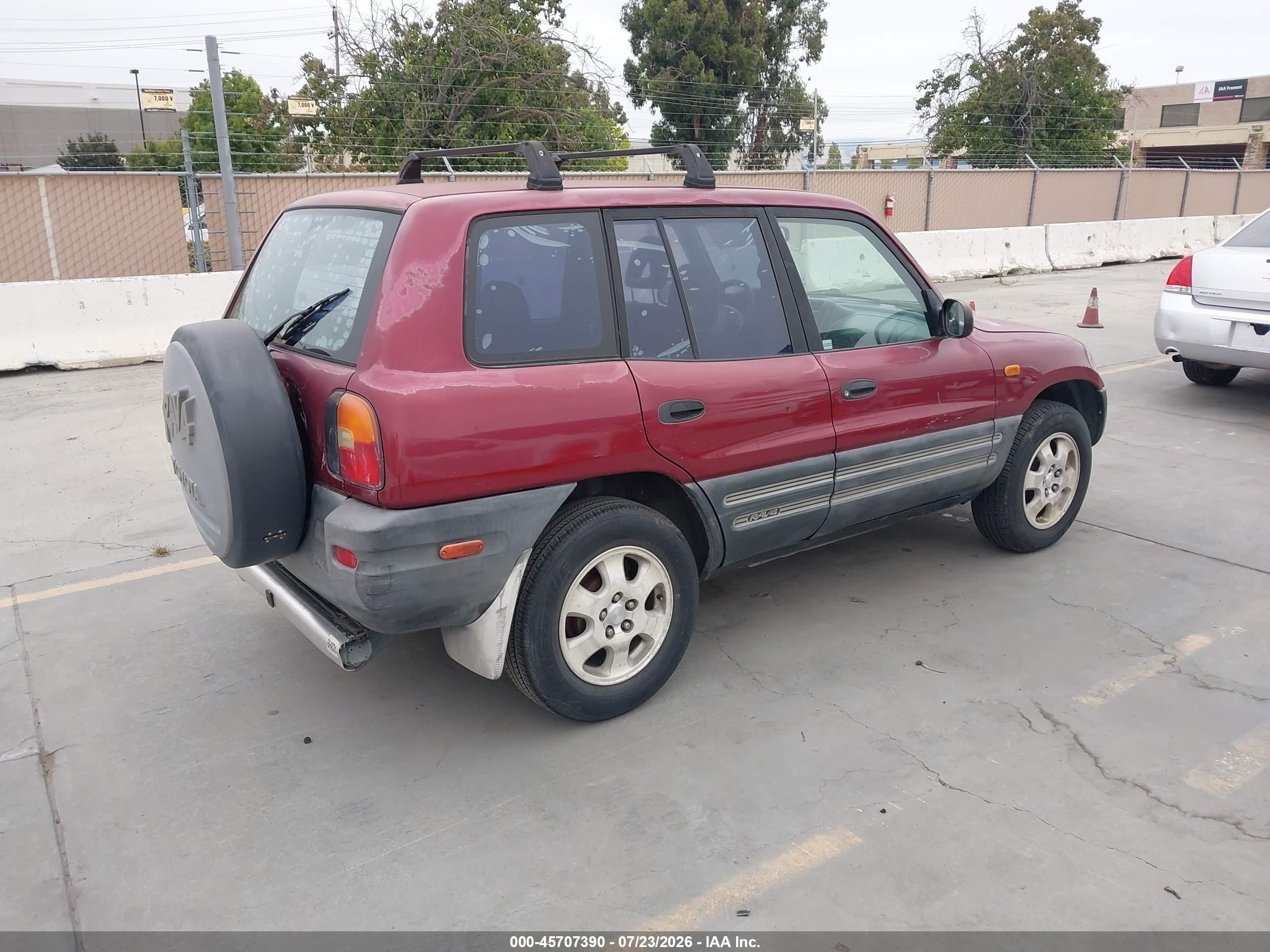 1997 Toyota Rav4   Burgundy vin: JT3GP10V3V7011380