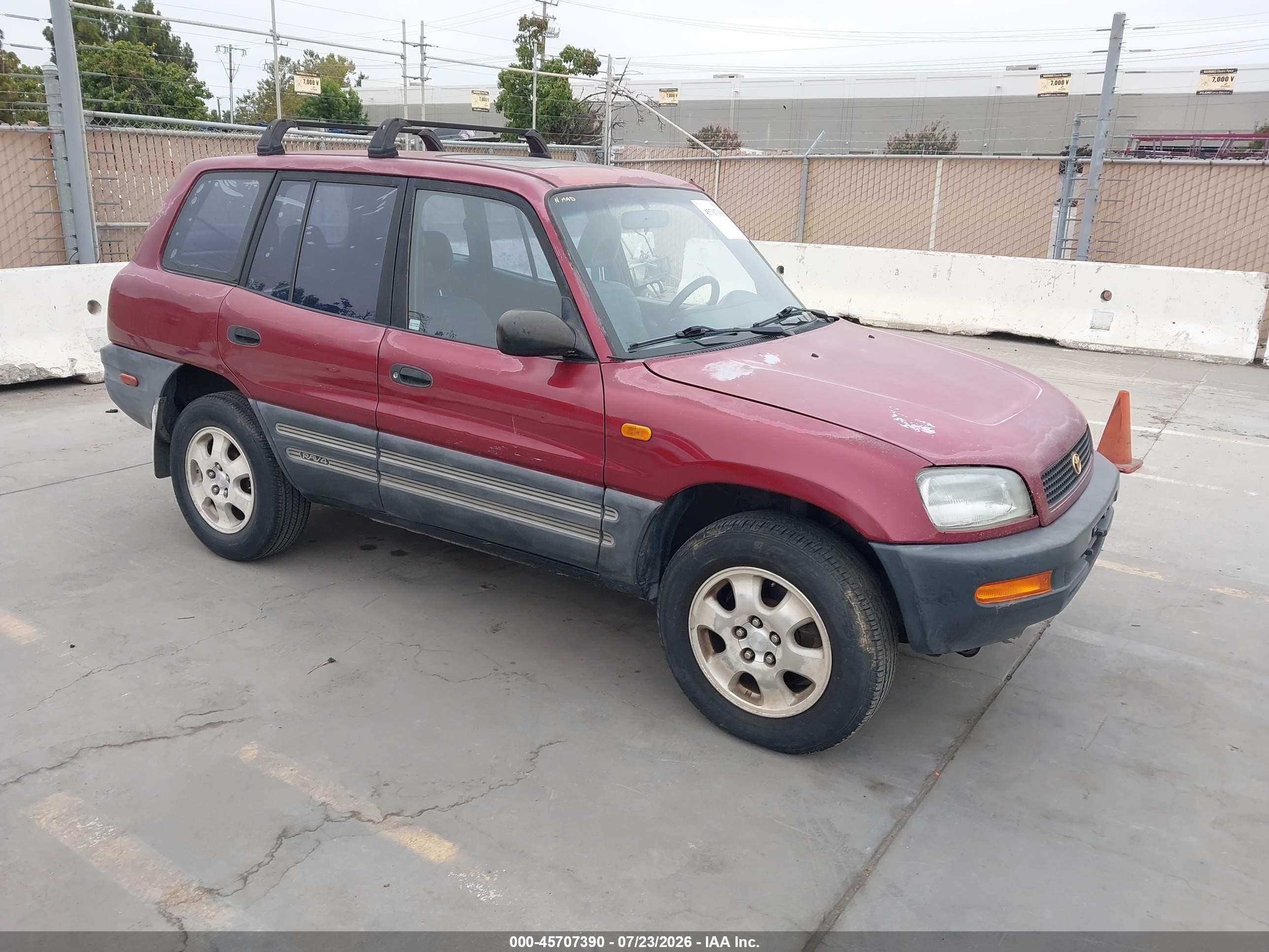 1997 Toyota Rav4   Burgundy vin: JT3GP10V3V7011380