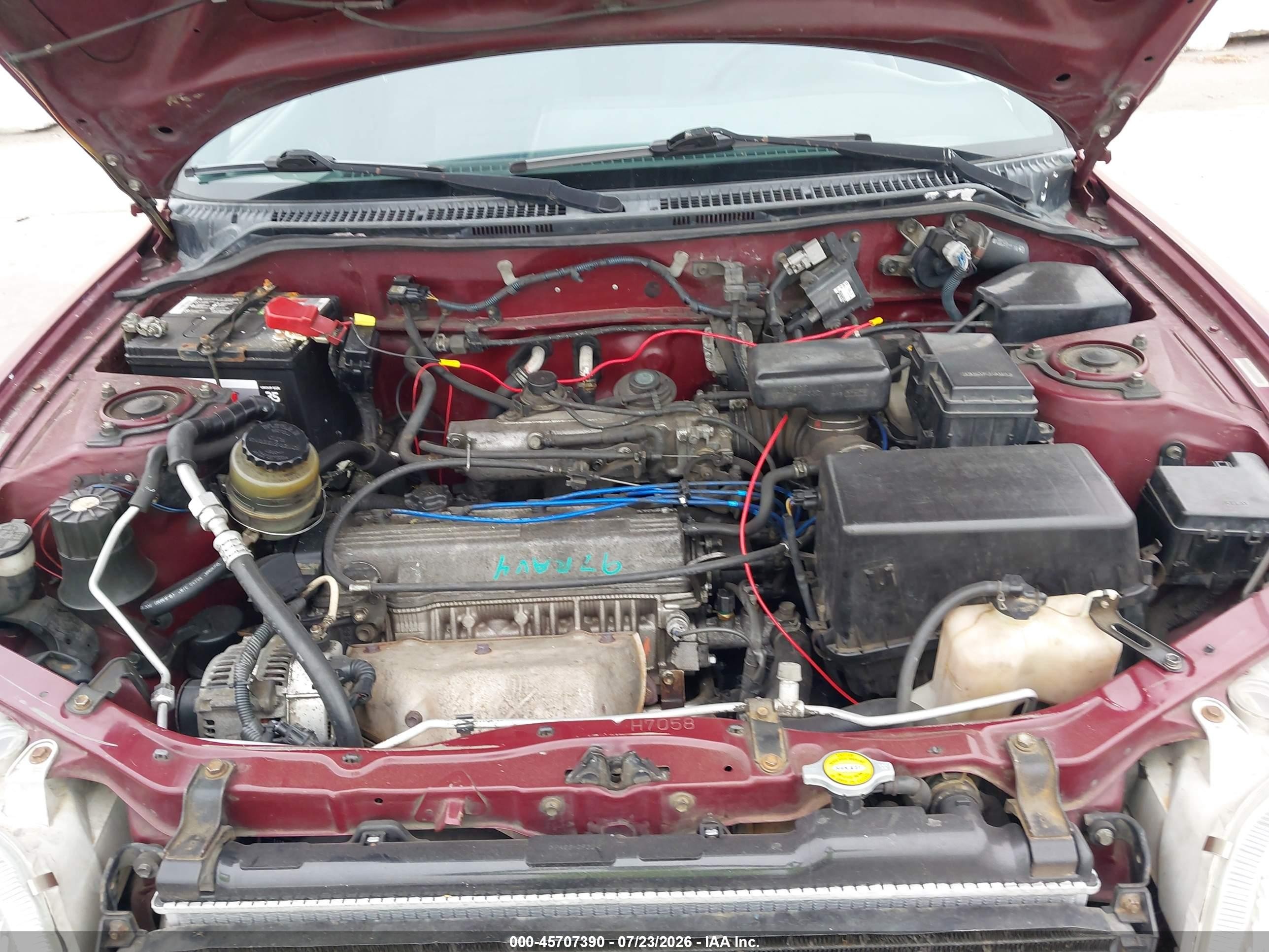 1997 Toyota Rav4   Burgundy vin: JT3GP10V3V7011380