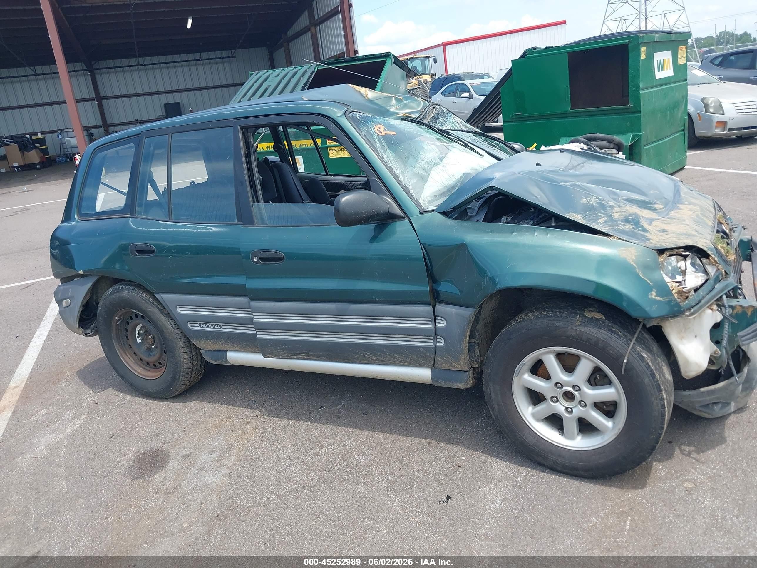 1998 Toyota Rav4   Зеленый vin: JT3GP10V3W7029766