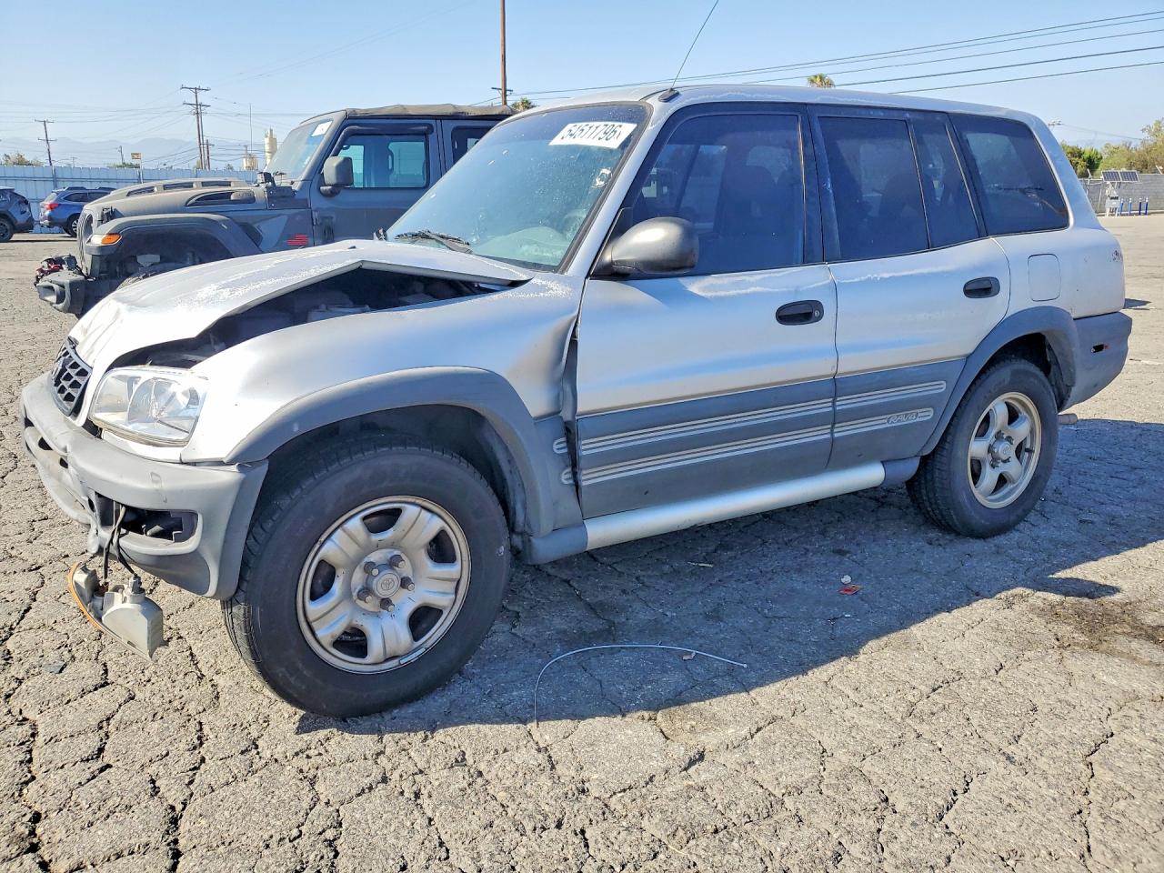 1998 Toyt Rav4 Silver vin: JT3GP10V3W7037592