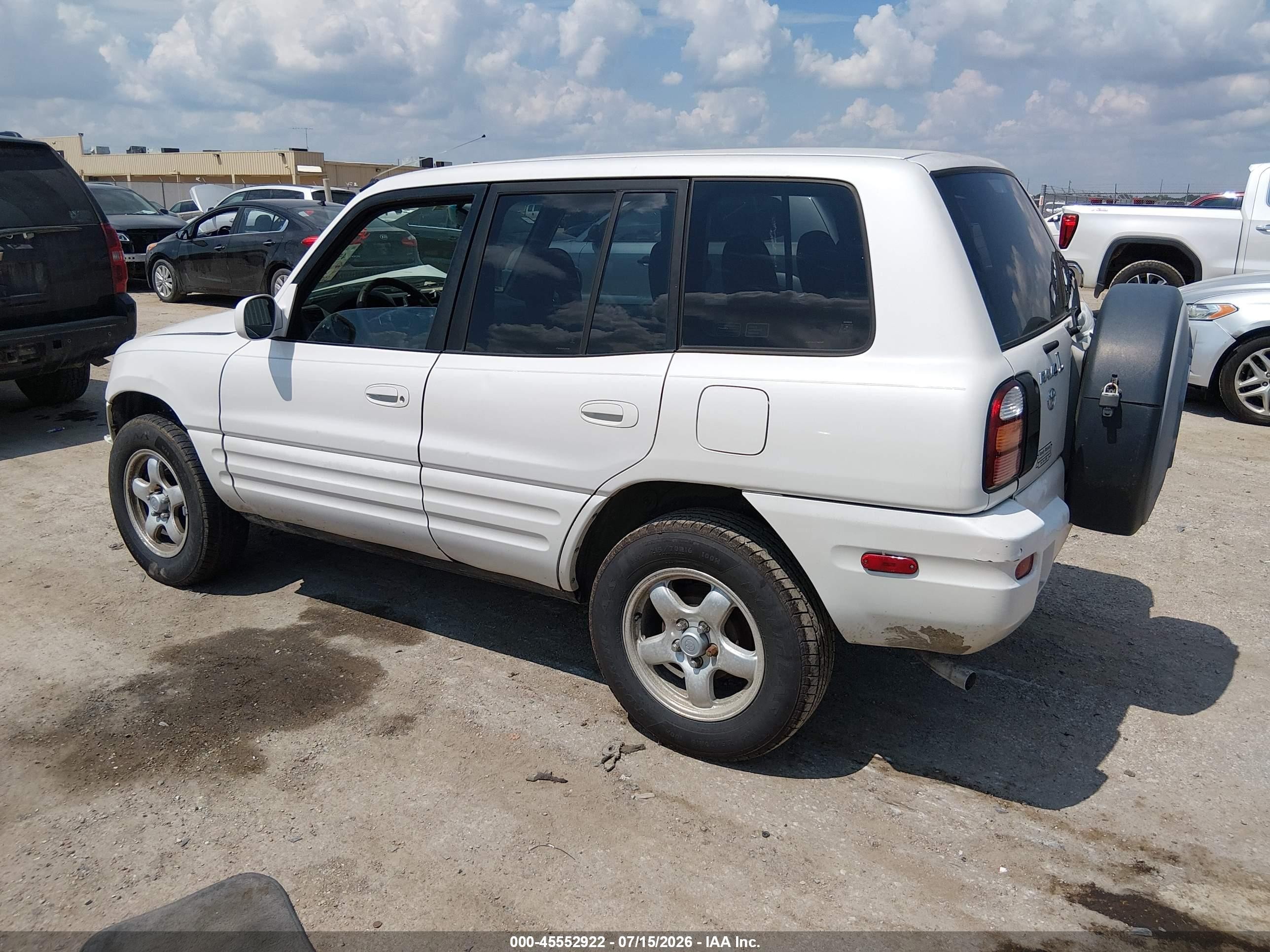 1999 Toyota Rav4   White vin: JT3GP10V4X7049462