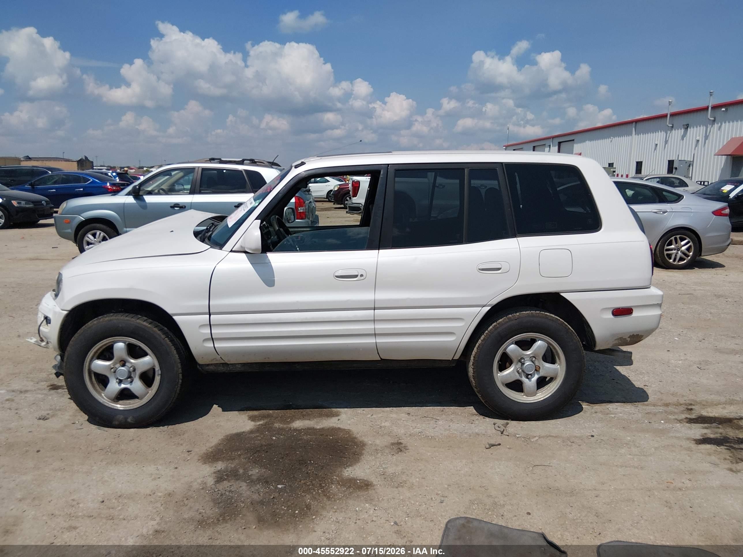 1999 Toyota Rav4   White vin: JT3GP10V4X7049462