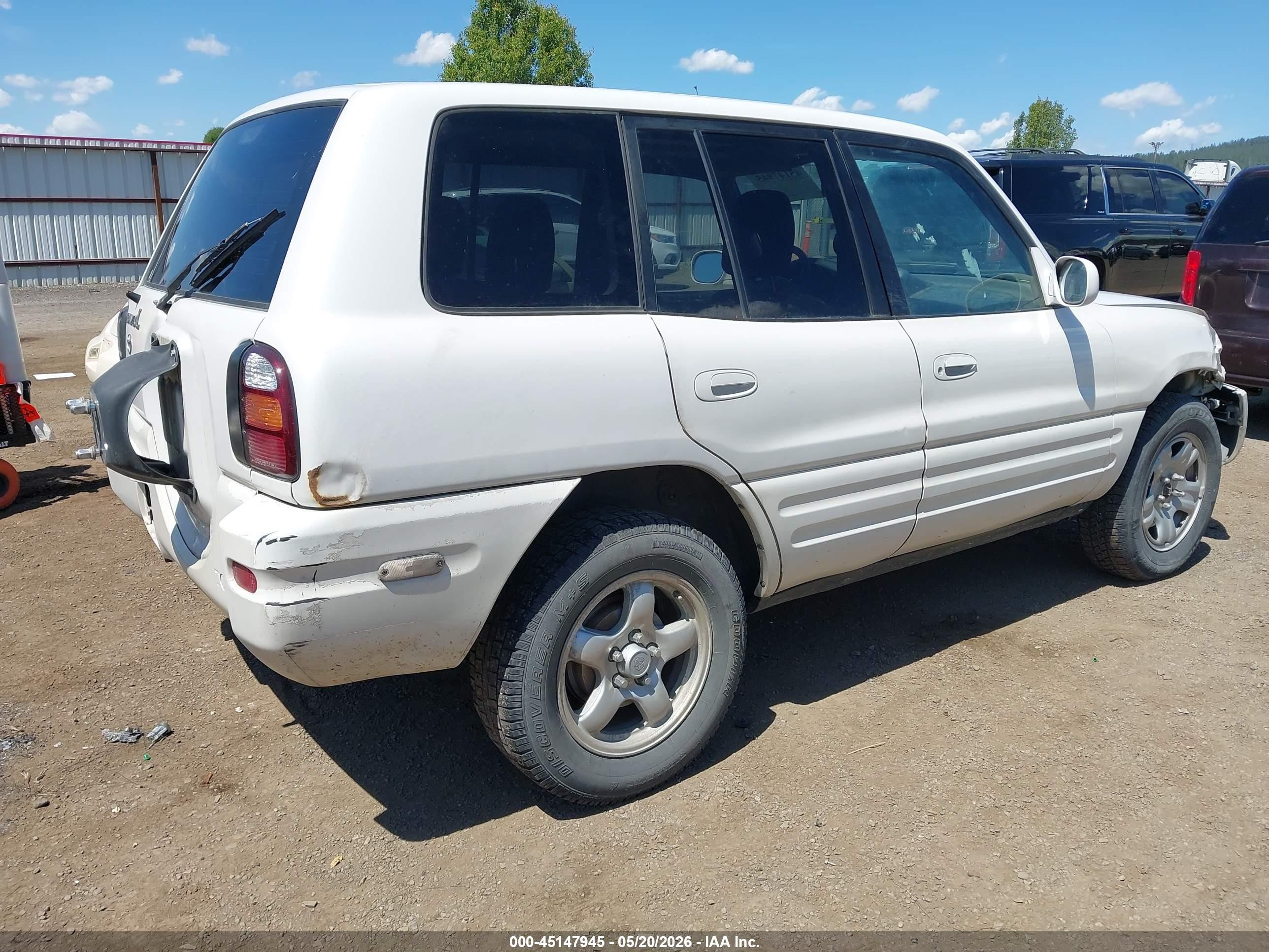 2000 Toyota Rav4   White vin: JT3GP10V4Y7071690