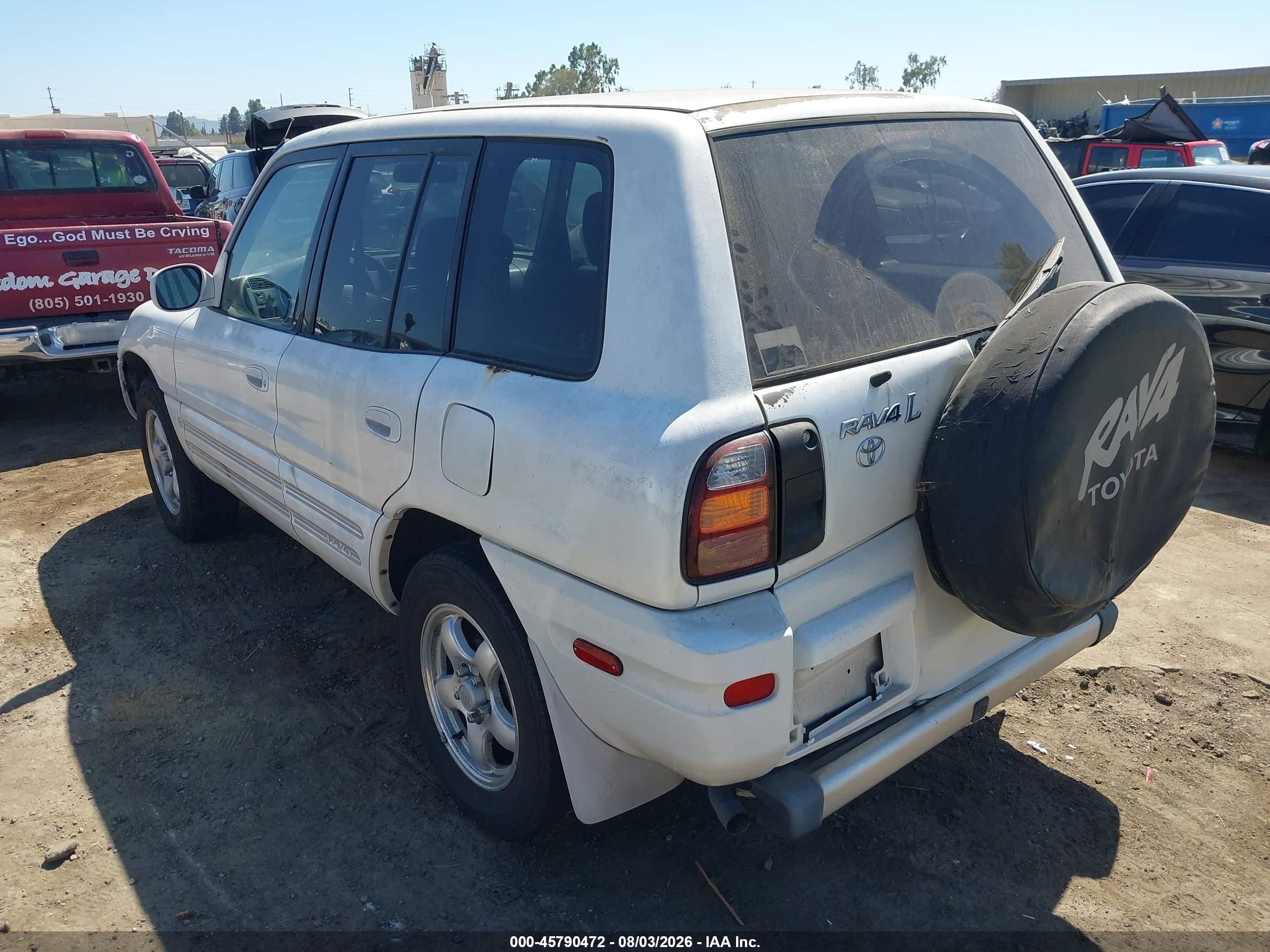 1999 Toyota Rav4   White vin: JT3GP10V5X7053553