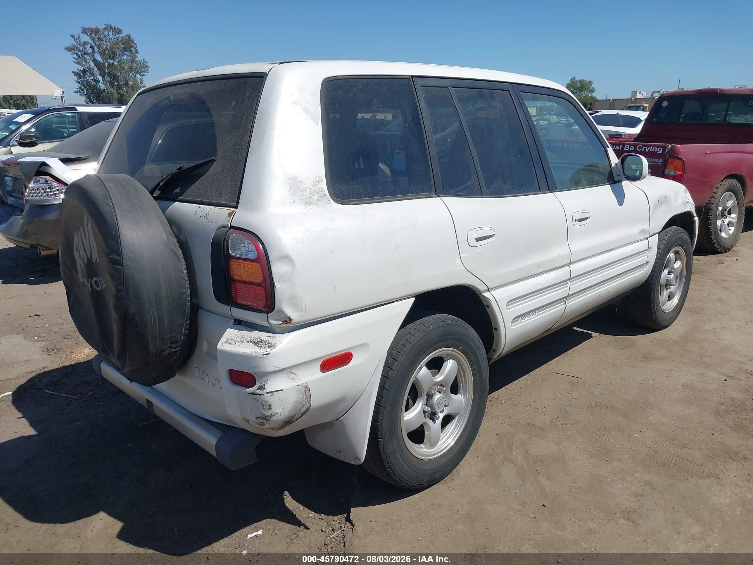 1999 Toyota Rav4   White vin: JT3GP10V5X7053553