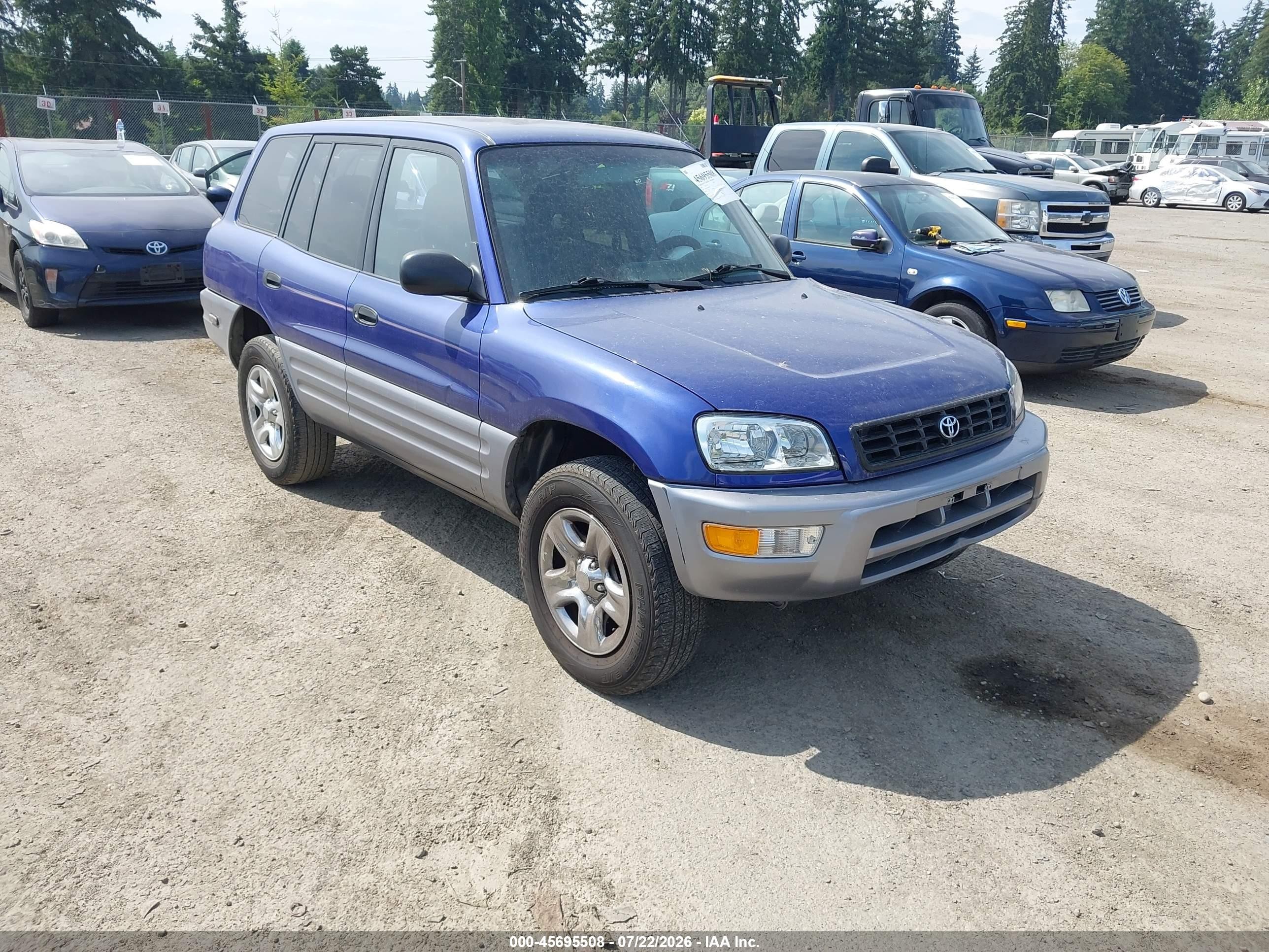 2000 Toyota Rav4   Blue vin: JT3GP10V5Y0044202