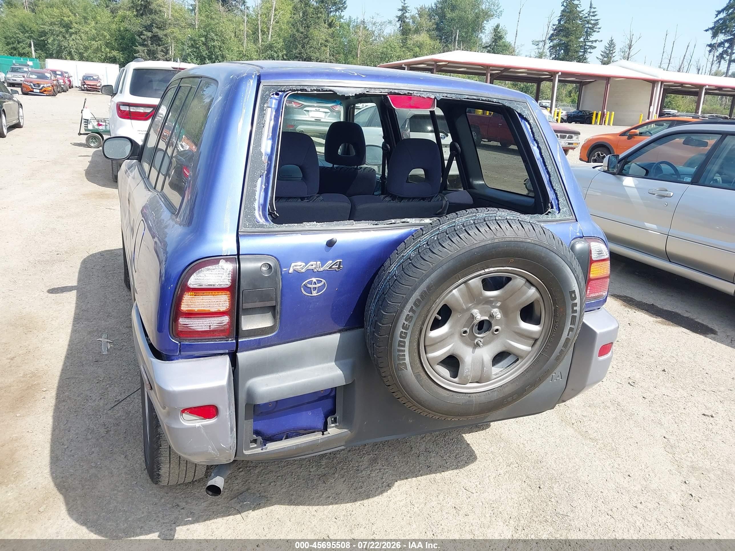 2000 Toyota Rav4   Blue vin: JT3GP10V5Y0044202