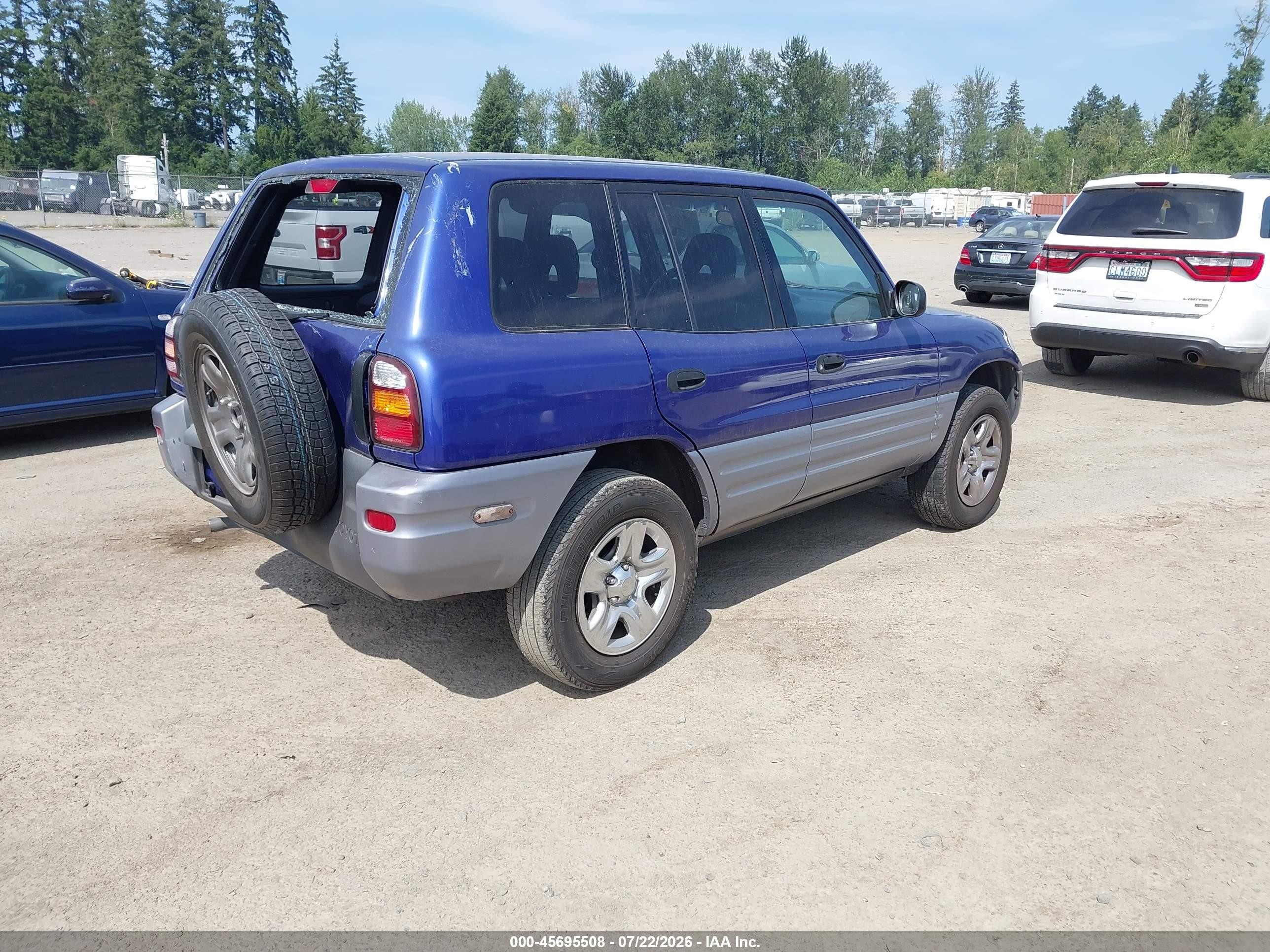 2000 Toyota Rav4   Blue vin: JT3GP10V5Y0044202