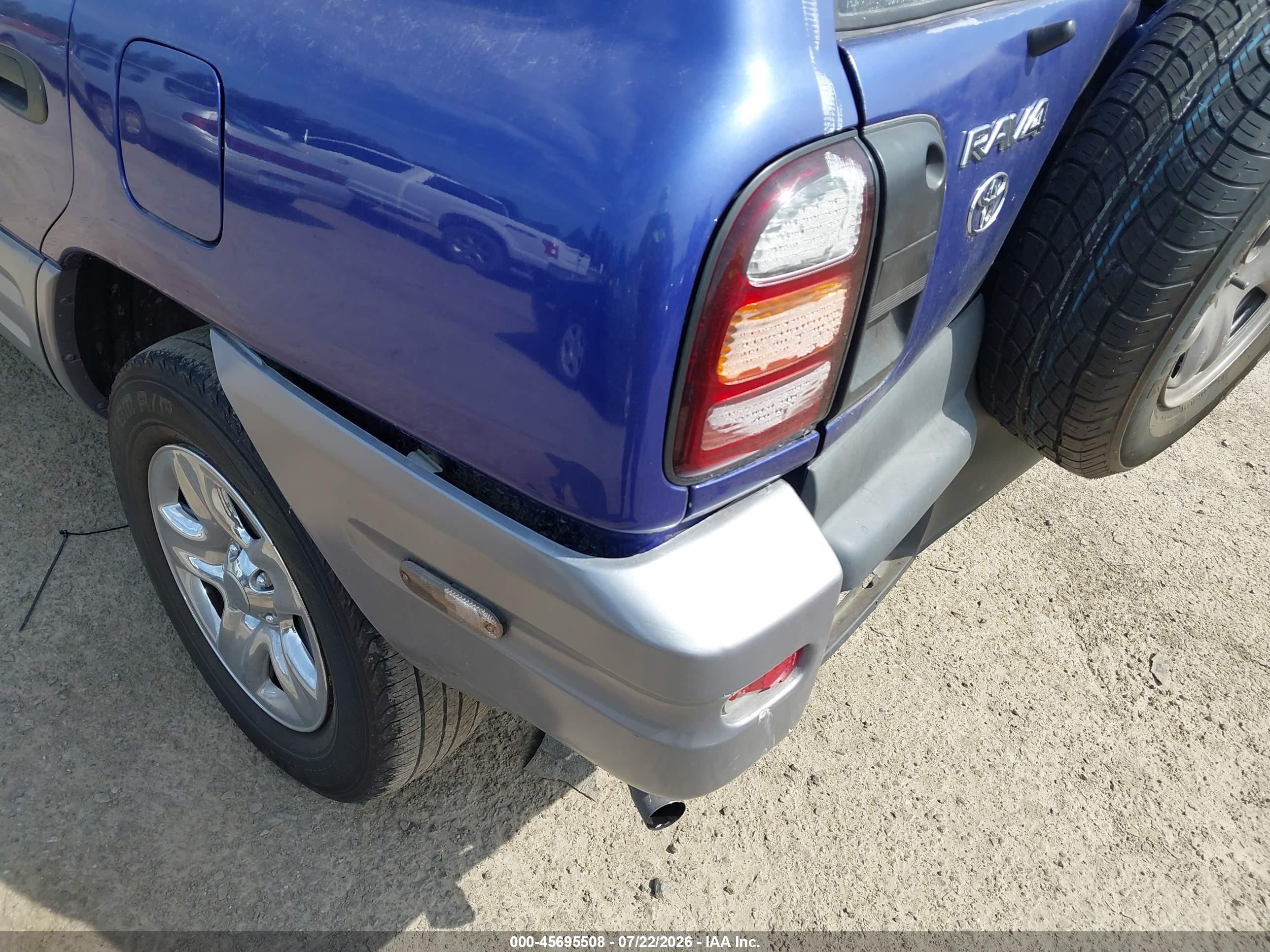 2000 Toyota Rav4   Blue vin: JT3GP10V5Y0044202