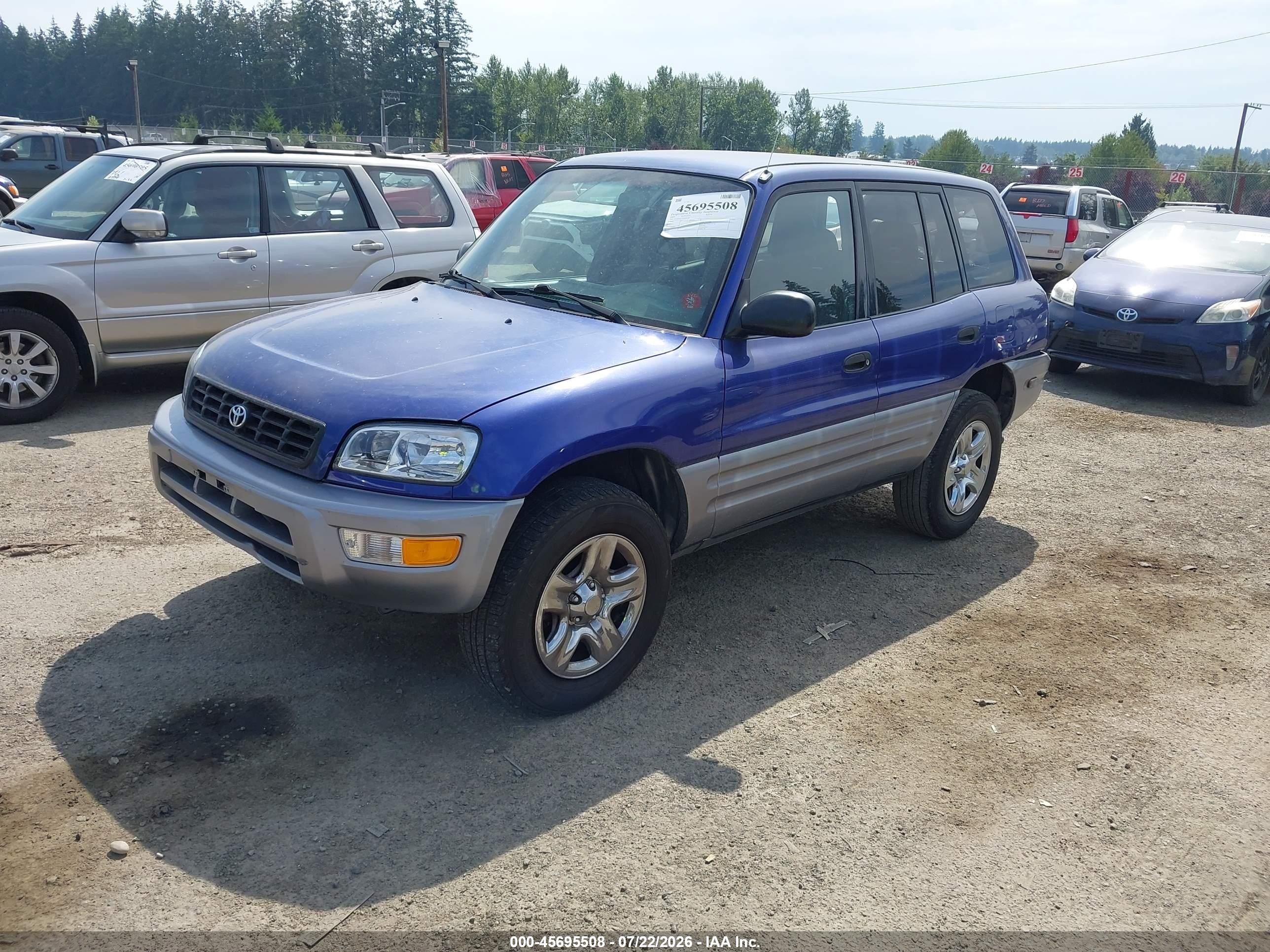 2000 Toyota Rav4   Blue vin: JT3GP10V5Y0044202