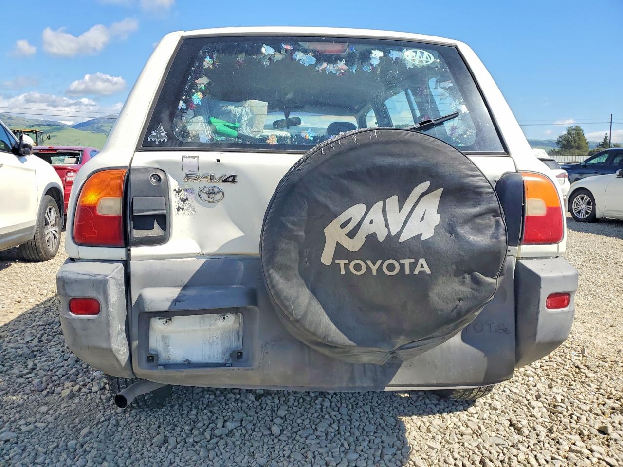 1996 Toyota Rav4 Base White vin: JT3GP10V6T0002422