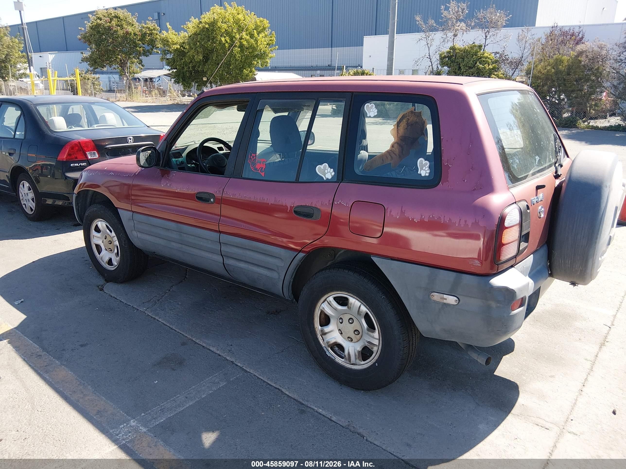 1999 Toyota Rav4   Burgundy vin: JT3GP10V6X7047566