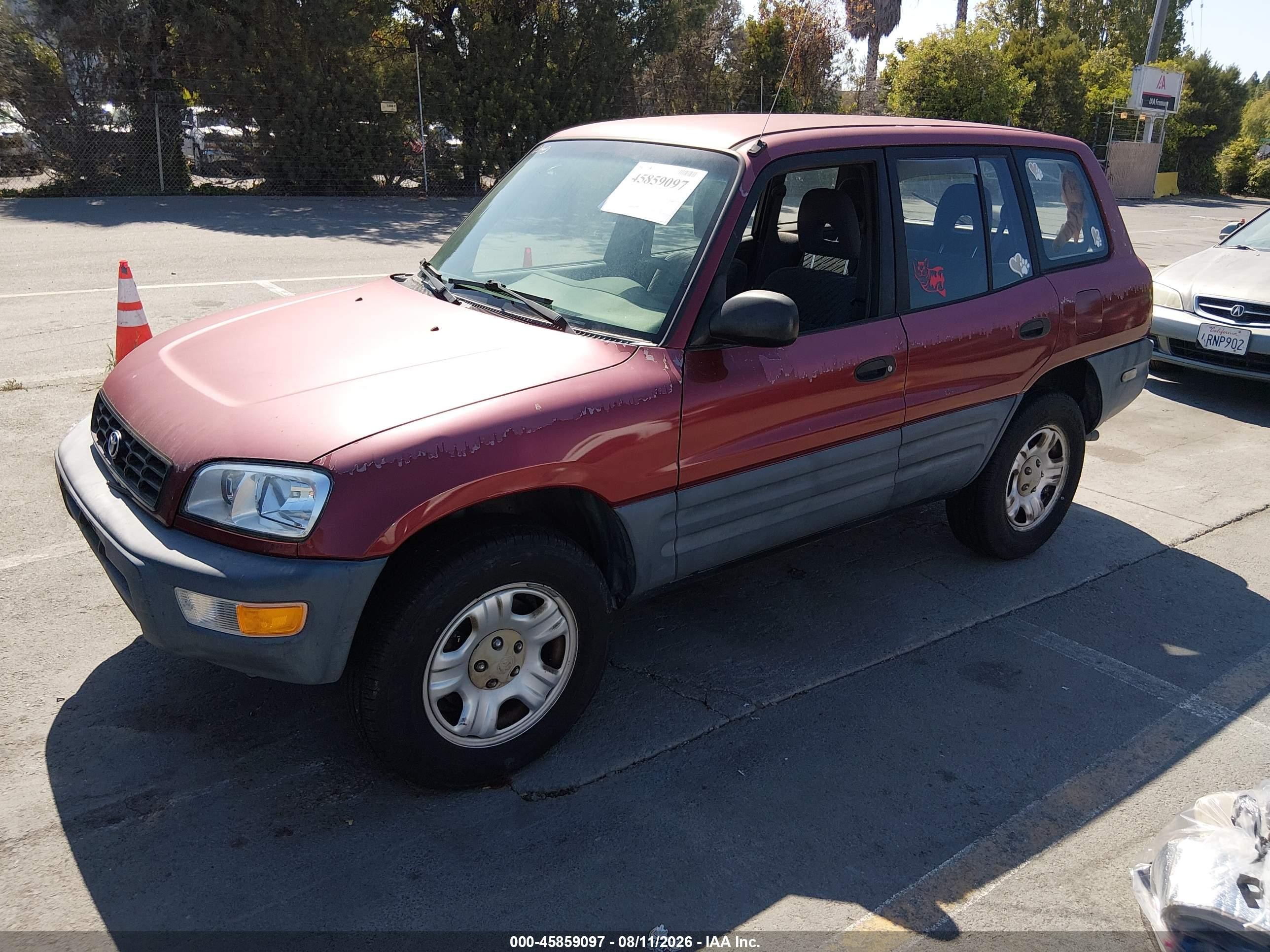1999 Toyota Rav4   Burgundy vin: JT3GP10V6X7047566