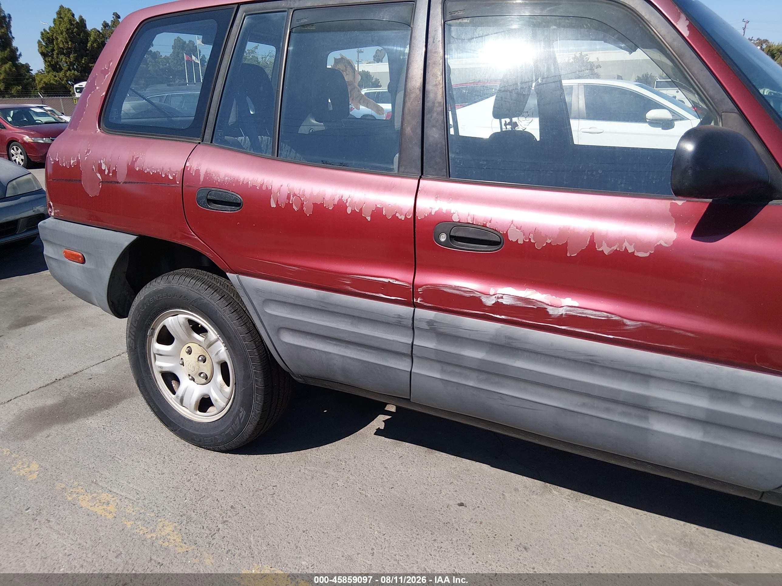 1999 Toyota Rav4   Burgundy vin: JT3GP10V6X7047566