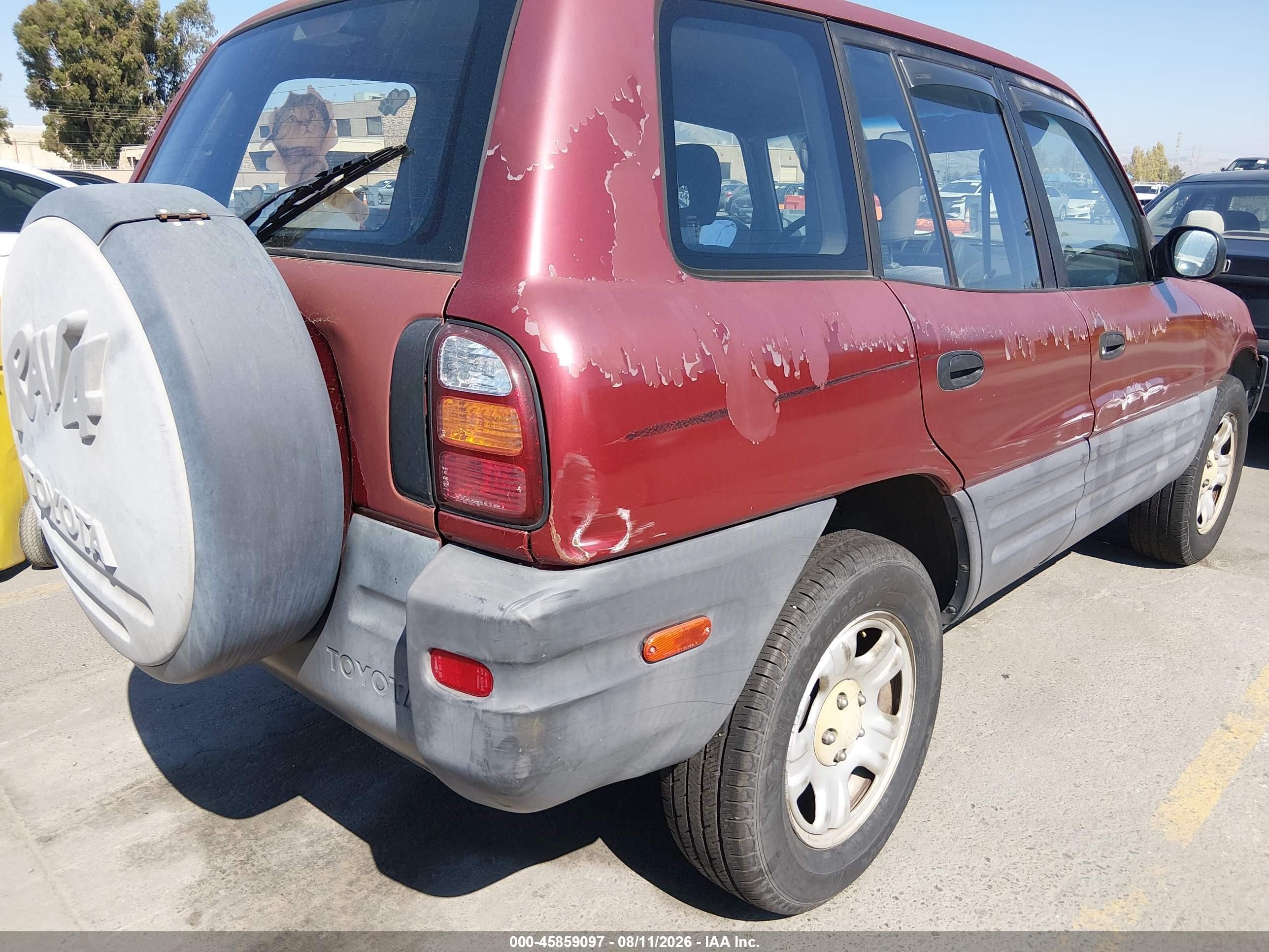 1999 Toyota Rav4   Burgundy vin: JT3GP10V6X7047566
