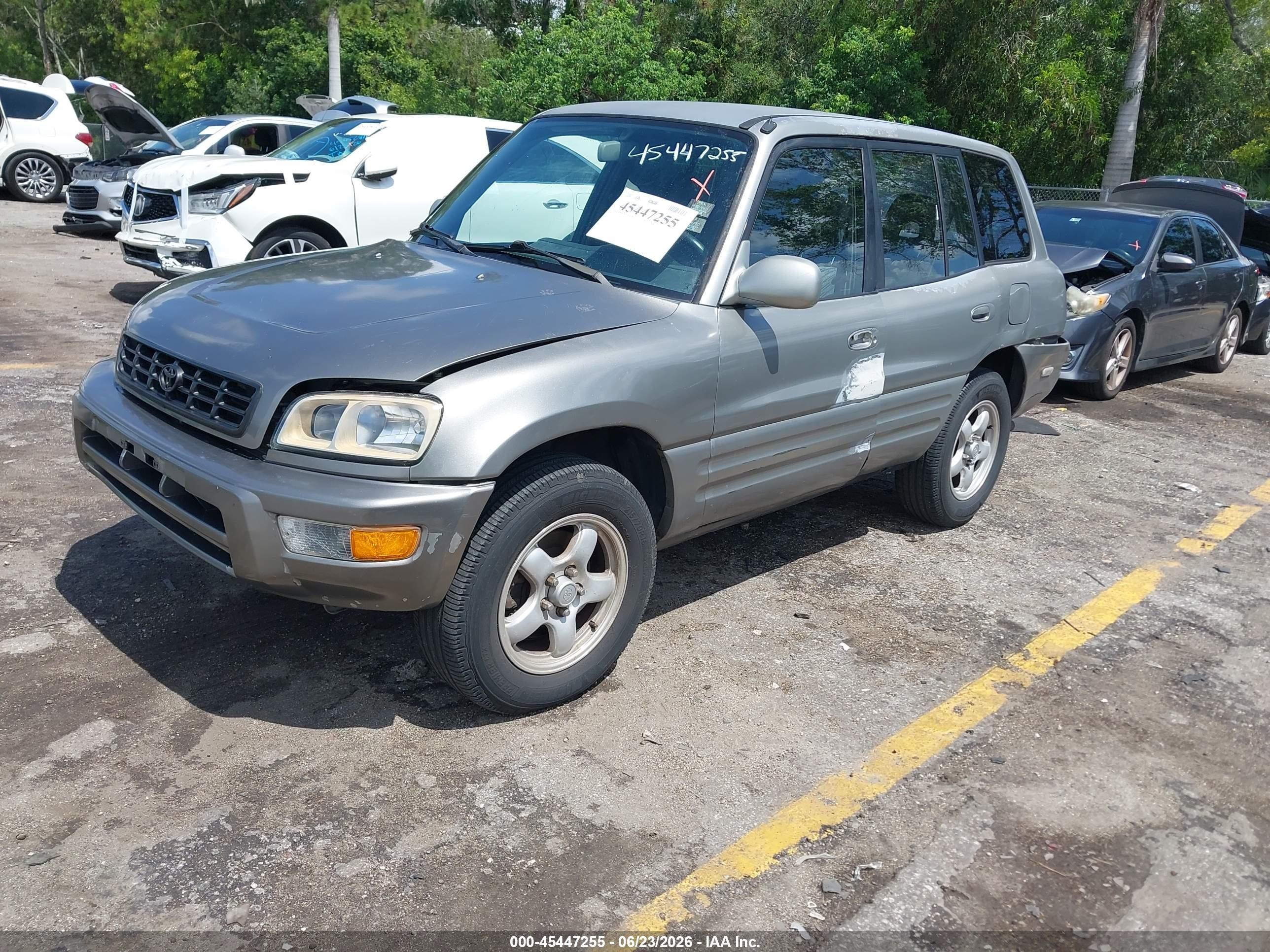 1999 Toyota Rav4   Gray vin: JT3GP10V6X7058759
