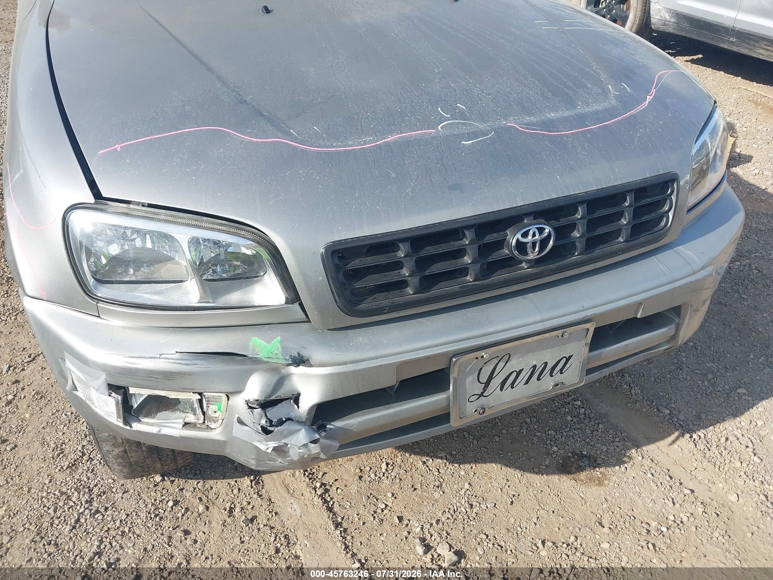 2000 Toyota Rav4   Silver vin: JT3GP10V6Y7072033